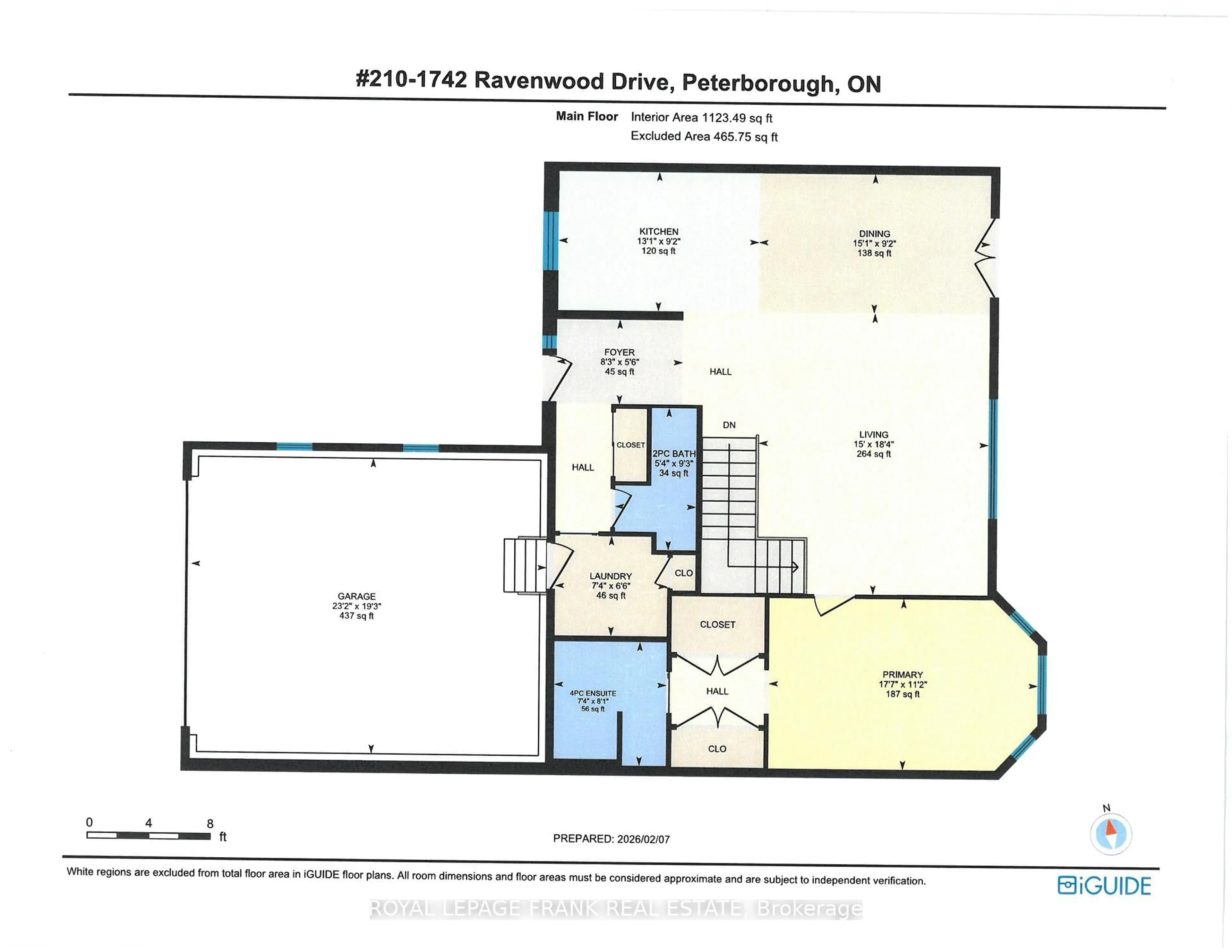 Floor plan for 1742 Ravenwood Dr #210, Peterborough Ontario K9K 2R5