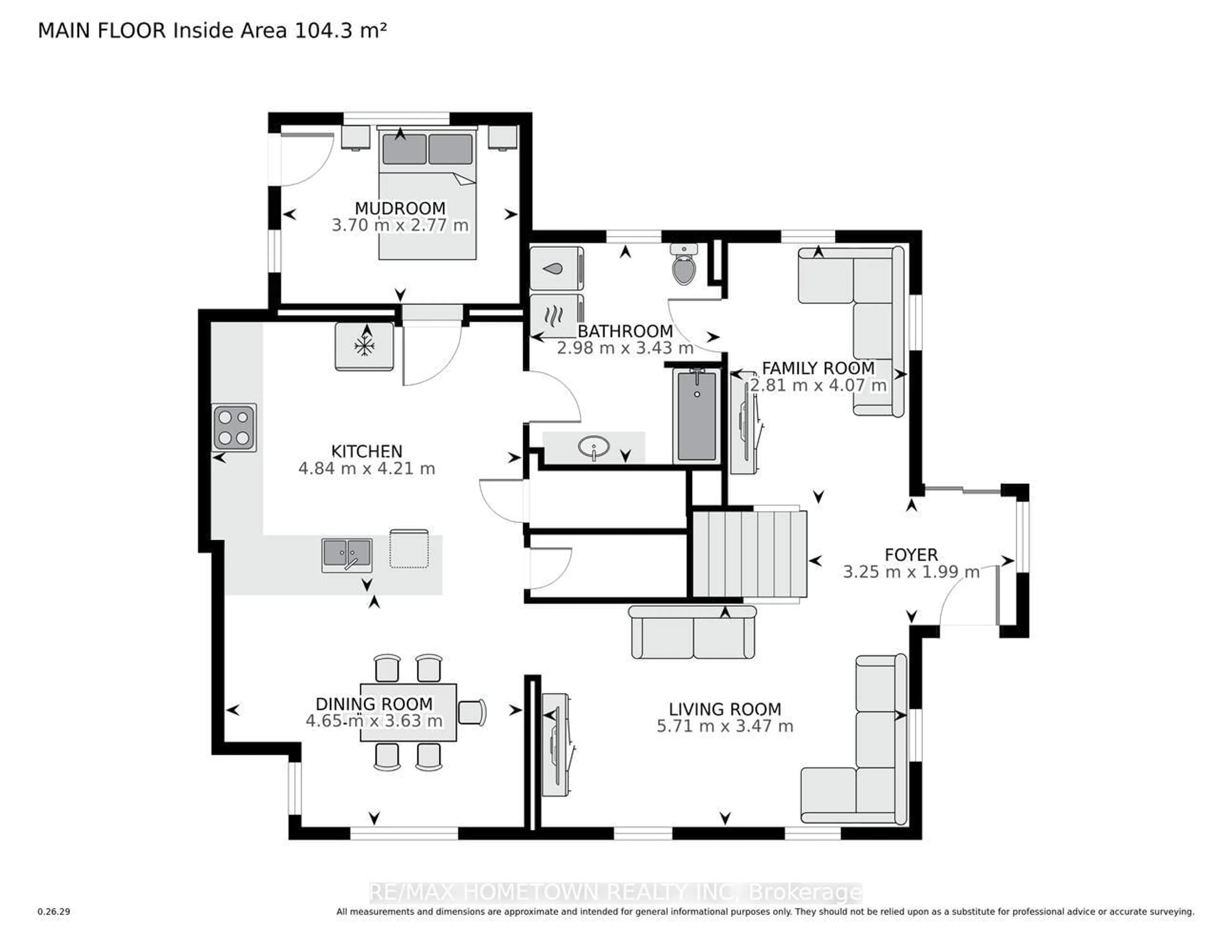 Floor plan for 24 William St, Edwardsburgh/Cardinal Ontario K0E 1E0