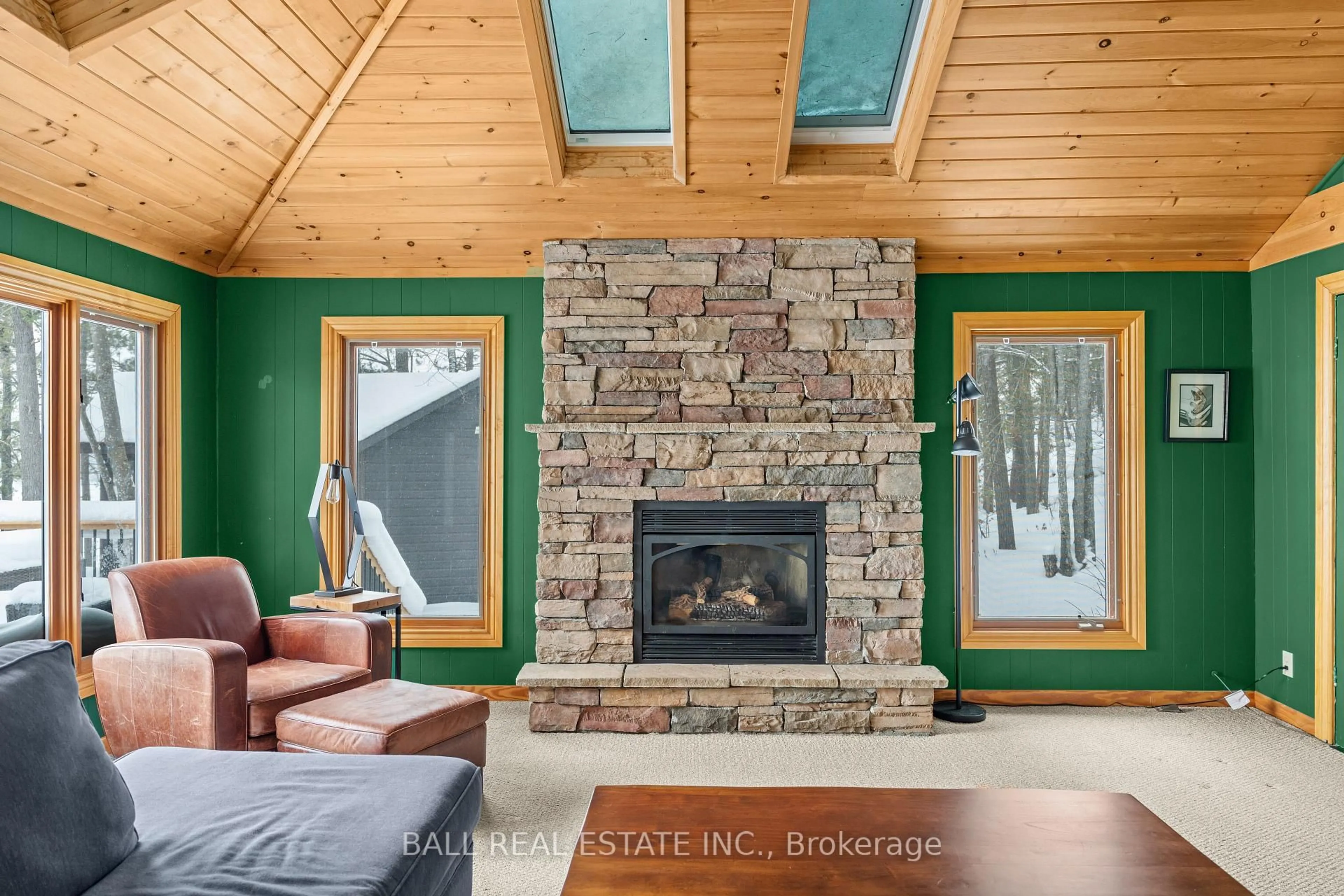 Living room with furniture, unknown for 64 Fire Route 165, Trent Lakes Ontario K0L 1J0