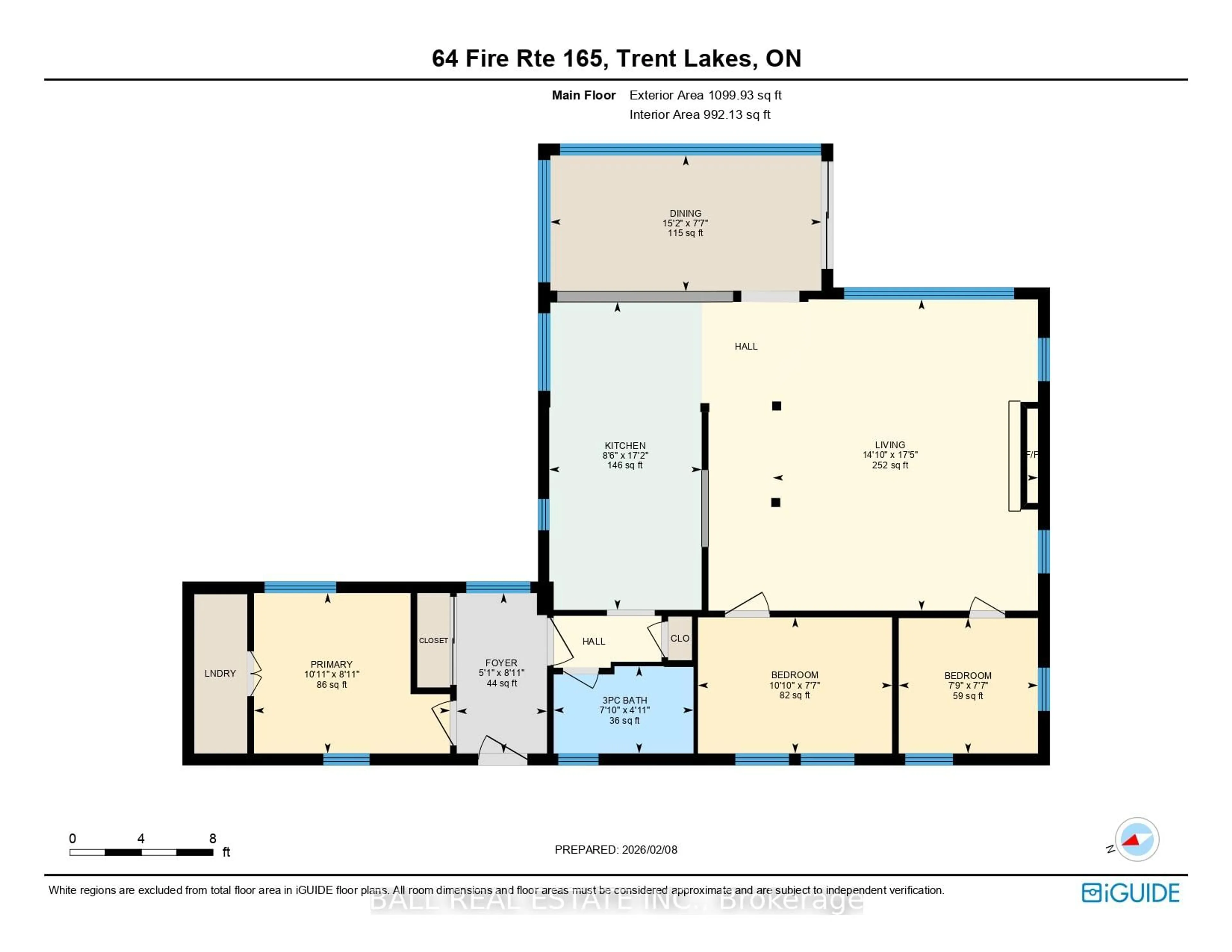 Floor plan for 64 Fire Route 165, Trent Lakes Ontario K0L 1J0