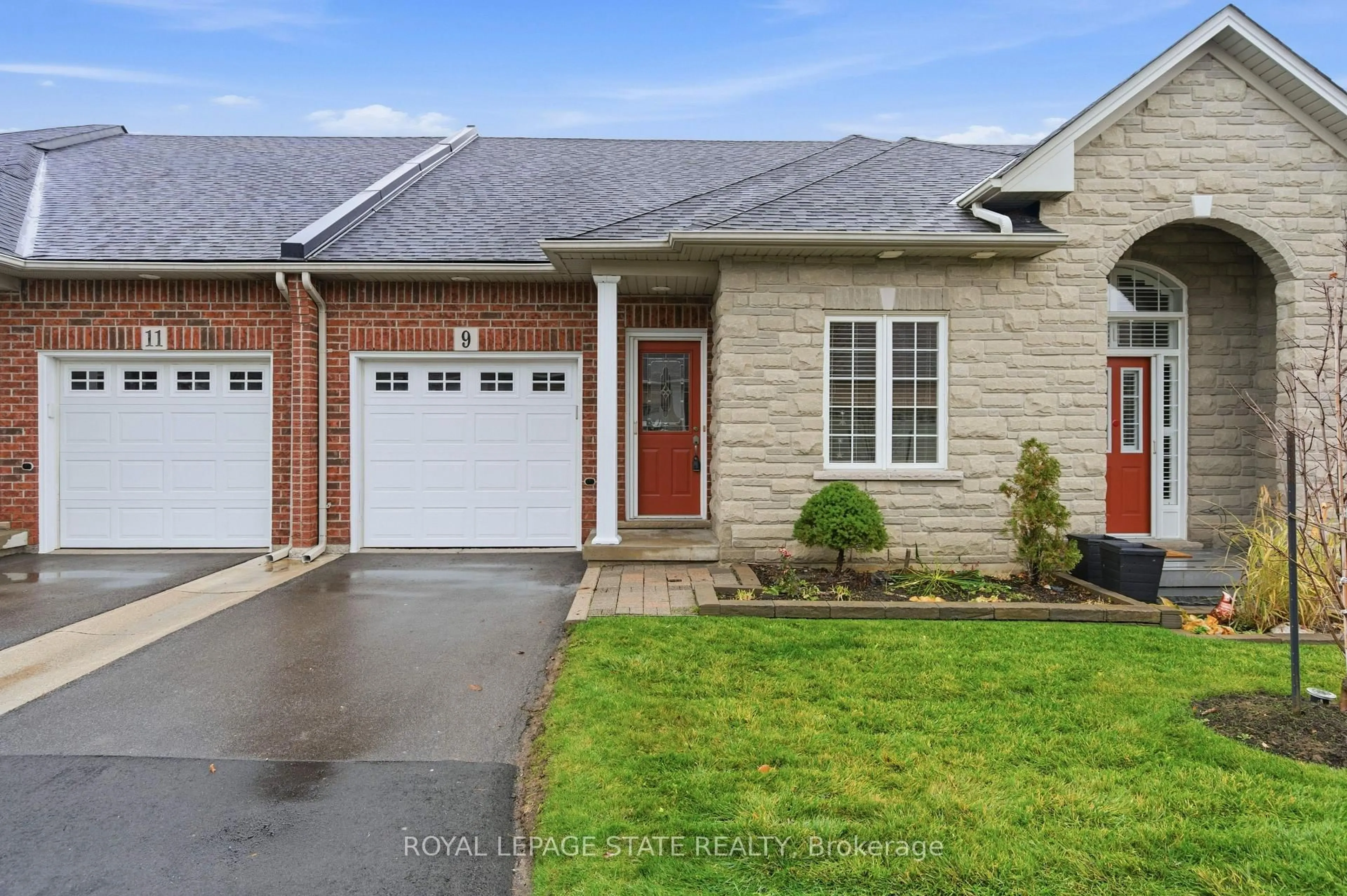 Home with brick exterior material, street for 9 Manitoulin Tr, Hamilton Ontario L9B 2X8