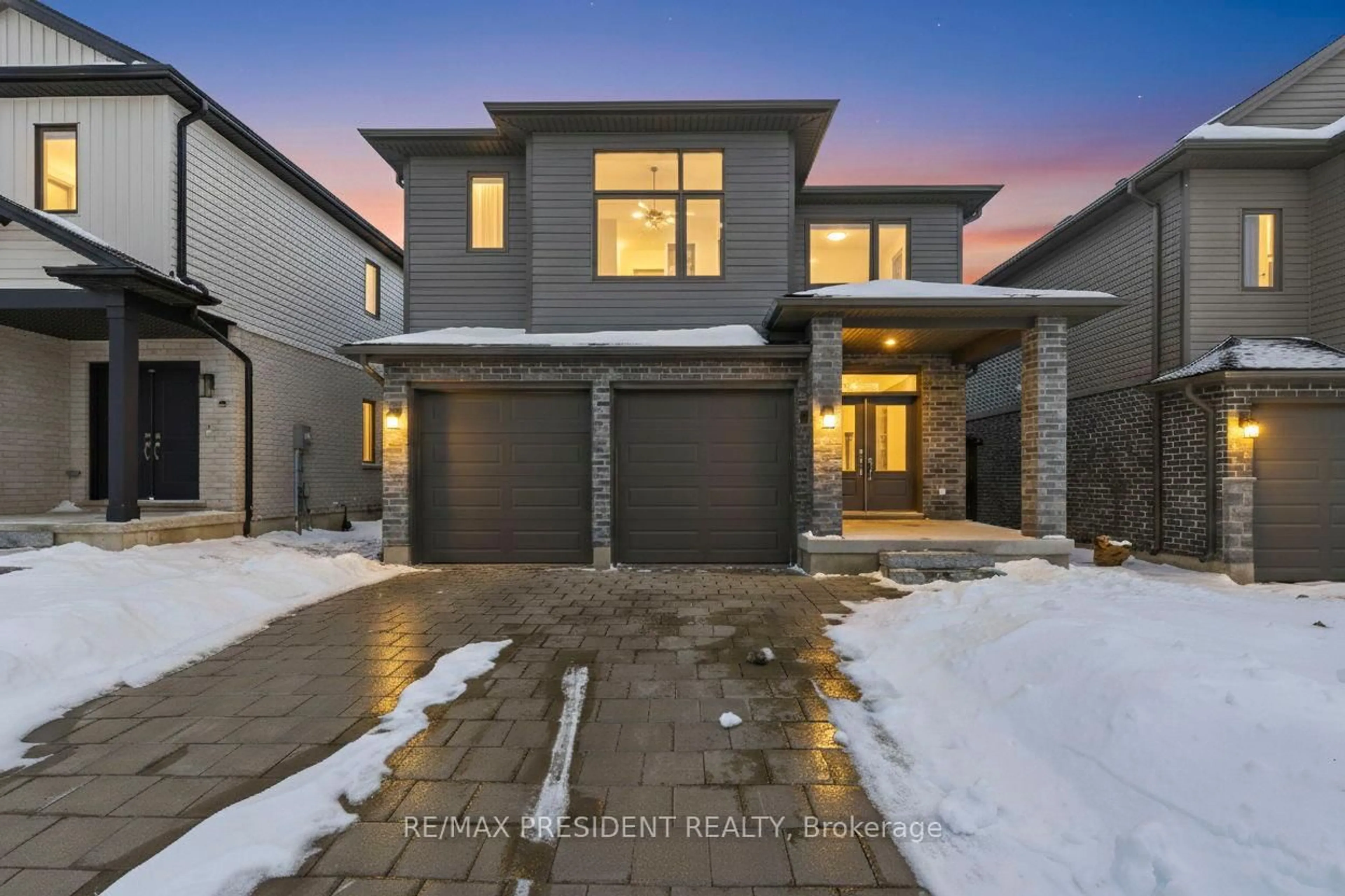 Home with brick exterior material, street for 3624 Earlston Cross, London South Ontario N6L 0G6