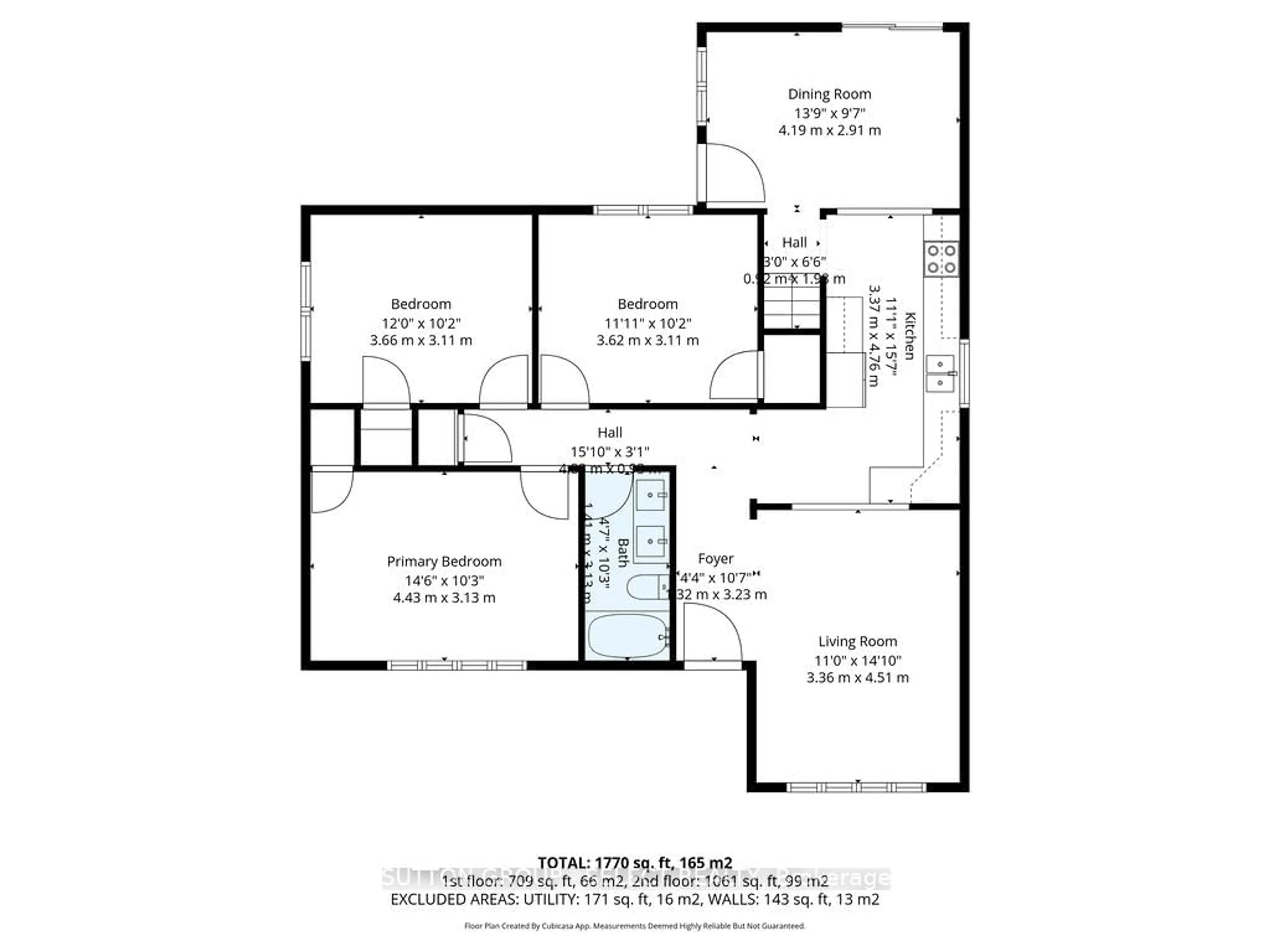 Floor plan for 353 Clarke Rd, London East Ontario N5W 5G4