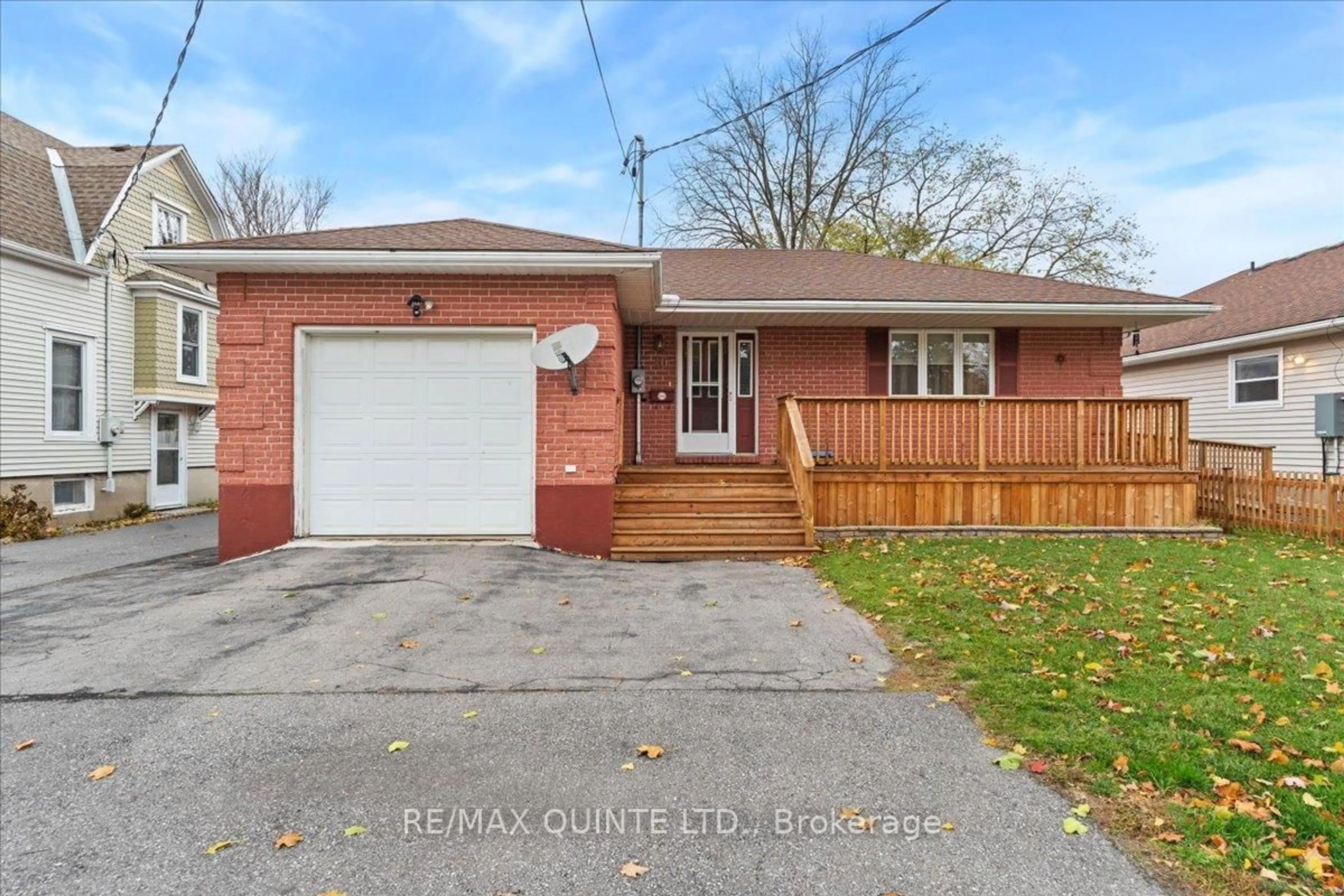 Home with brick exterior material, street for 16 Maple Ave, Prince Edward County Ontario K0K 2T0