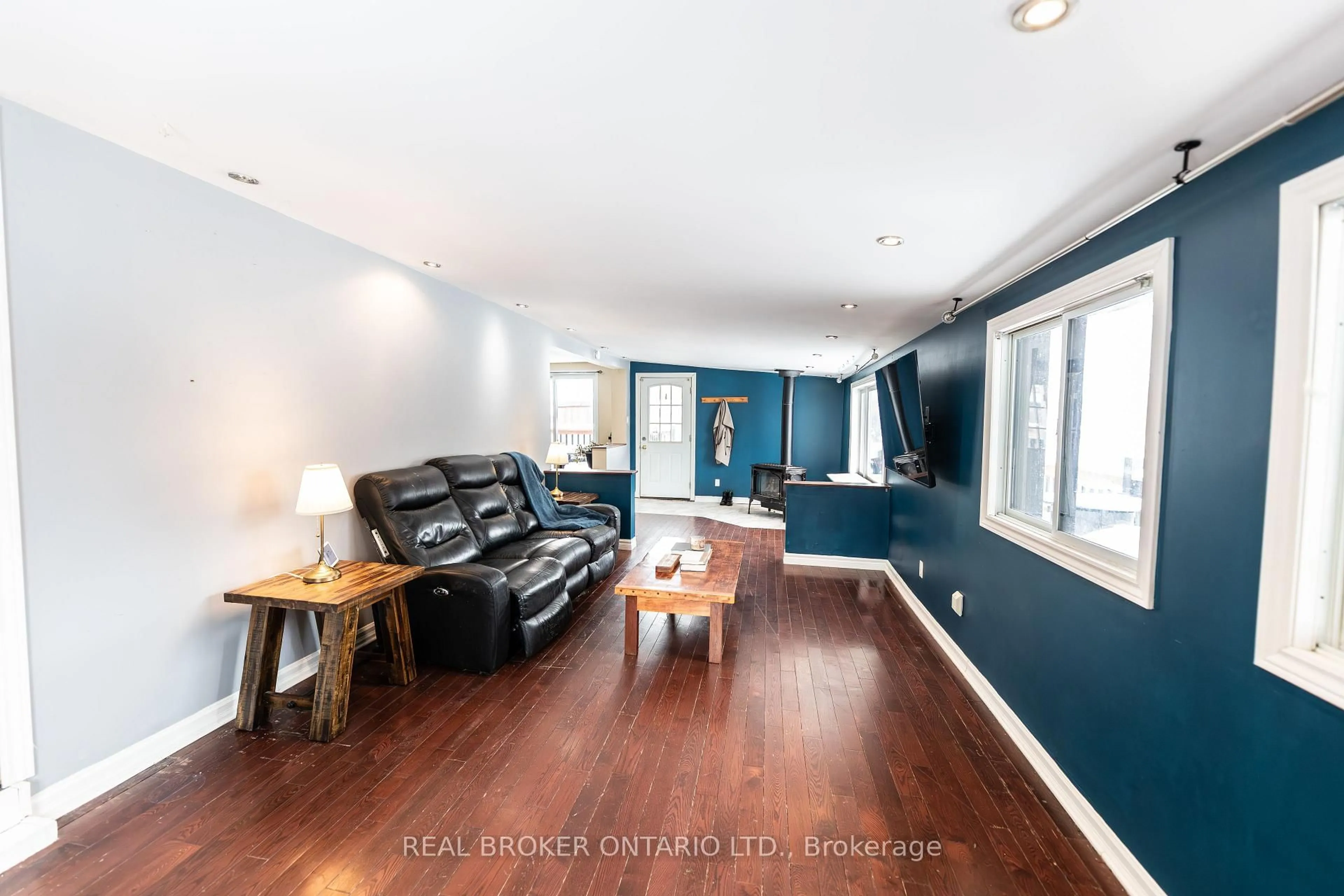 Living room with furniture, wood/laminate floor for 3 Fetherston Lane, North Grenville Ontario K0G 1T0