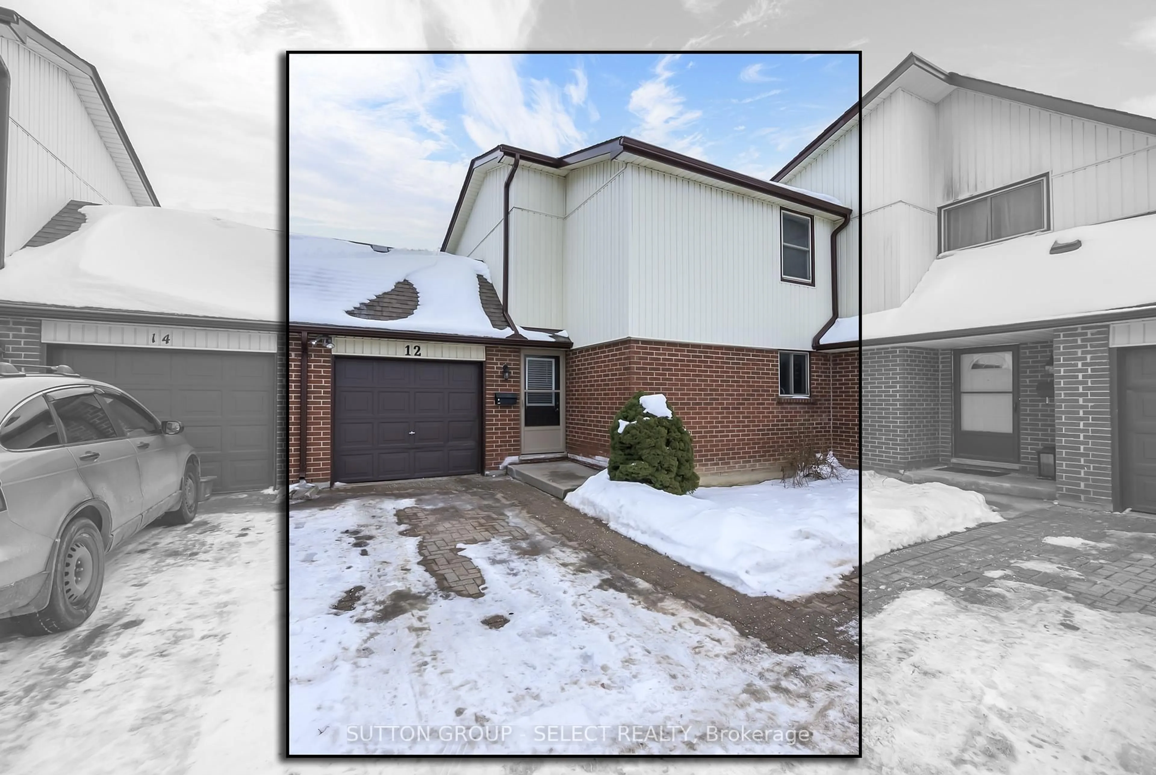 A pic from outside/outdoor area/front of a property/back of a property/a pic from drone, street for 971 Adelaide St #12, London South Ontario N6E 2H3