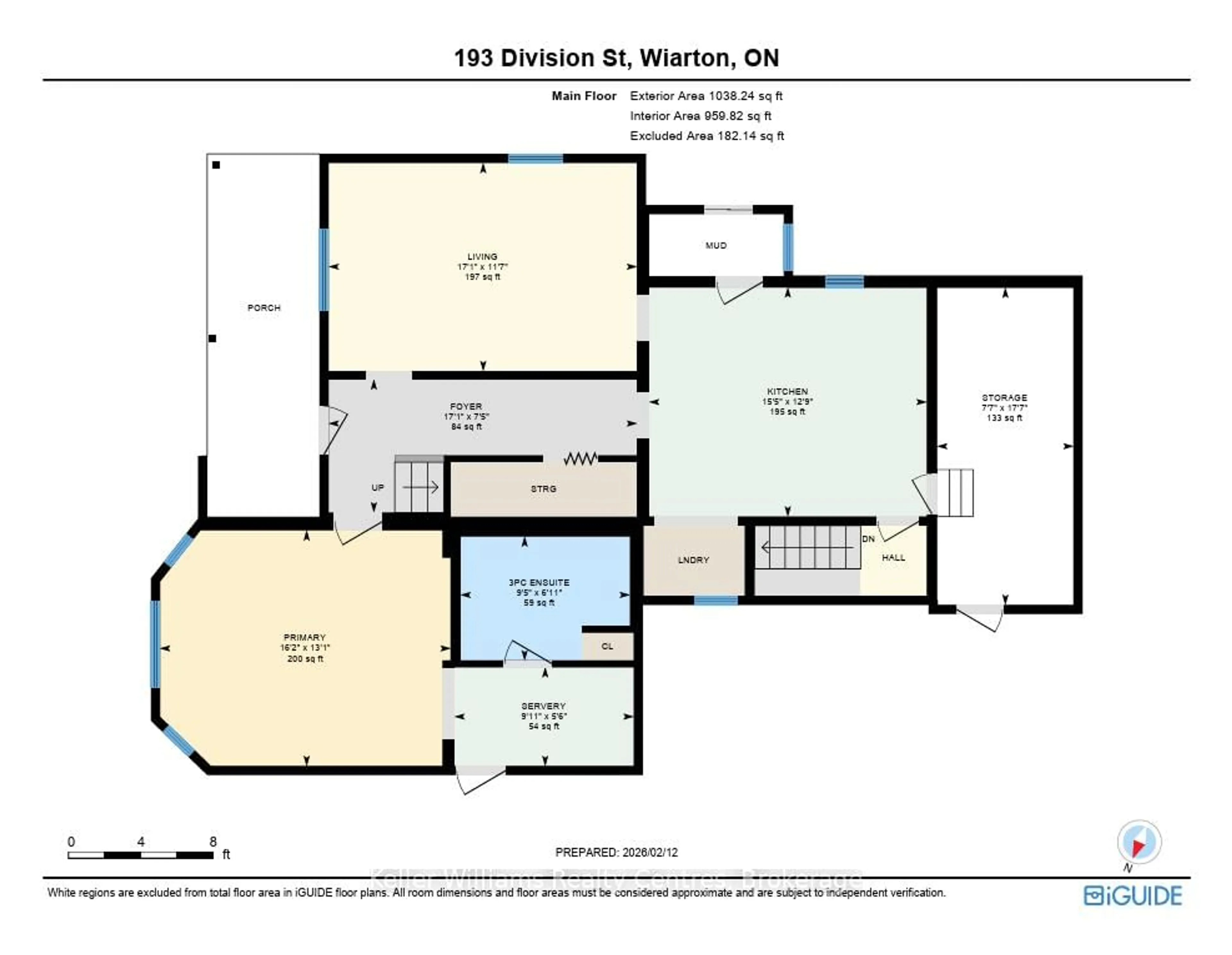 Floor plan for 193 Division St, South Bruce Peninsula Ontario N0H 2T0