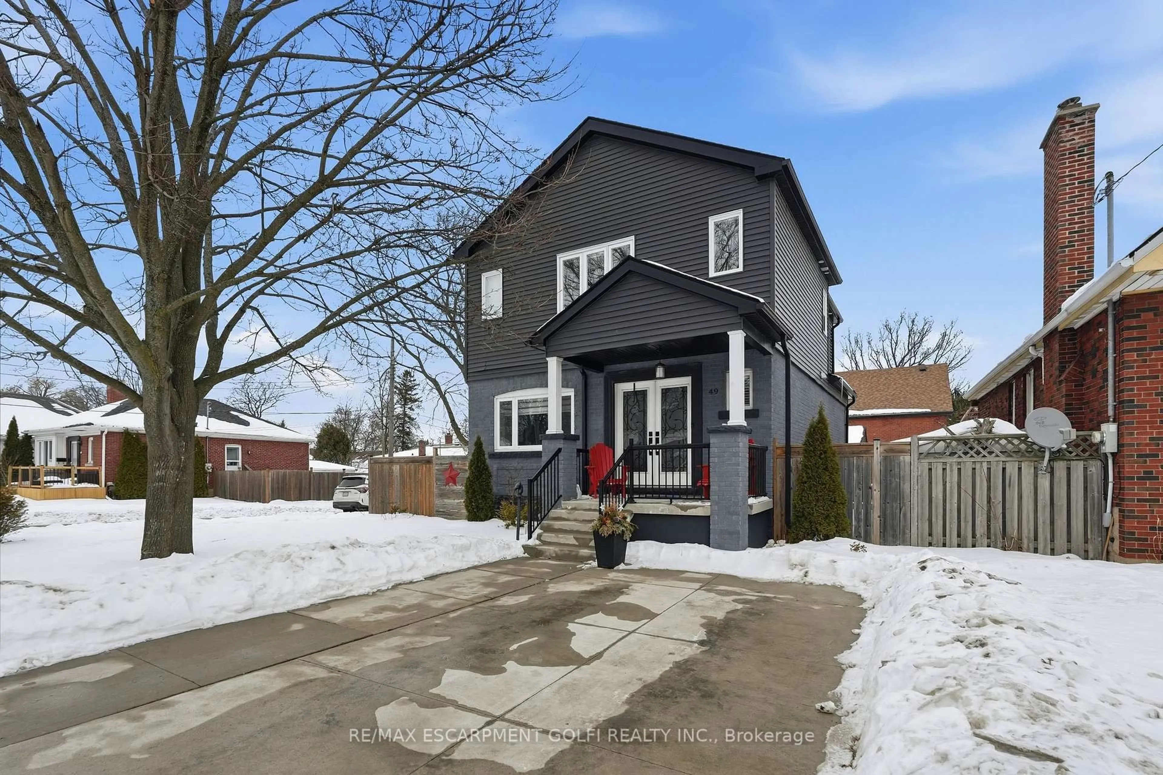 Home with brick exterior material, street for 49 Brucedale Ave, Hamilton Ontario L9A 1N2