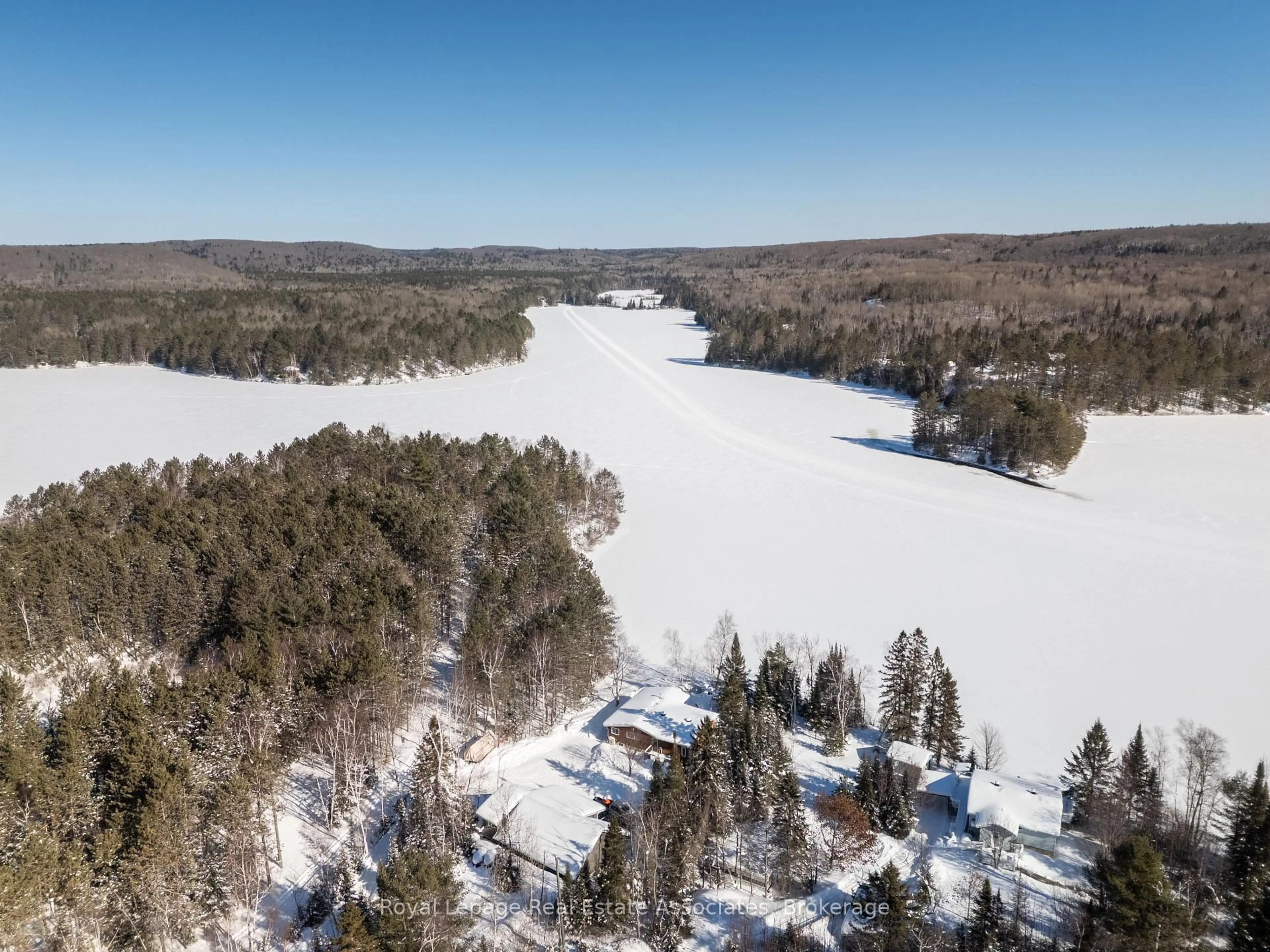 A pic from outside/outdoor area/front of a property/back of a property/a pic from drone, water/lake/river/ocean view for 196 Circle Rd, Maynooth Ontario K0L 2K0