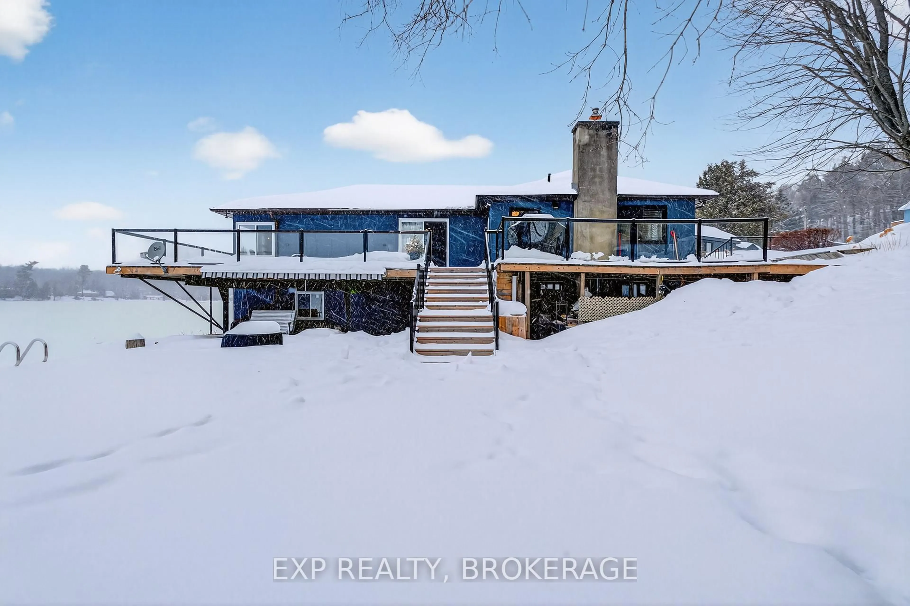 A pic from outside/outdoor area/front of a property/back of a property/a pic from drone, water/lake/river/ocean view for 760 CEDAR PARK Lane, Athens Ontario K0E 1B0