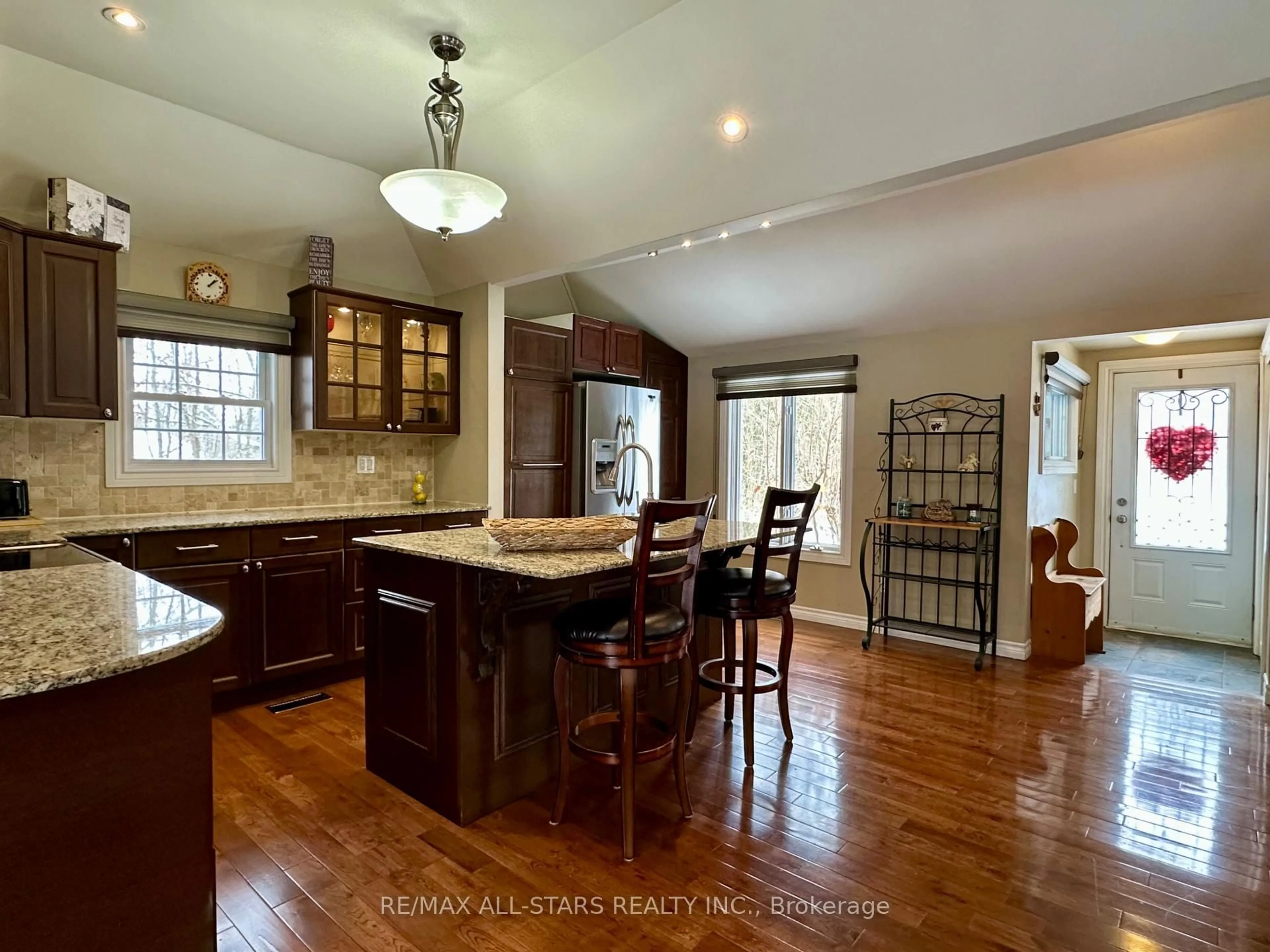 Open concept kitchen, ceramic/tile floor for 29 Stinsons Bay Rd, Kawartha Lakes Ontario K0M 1N0