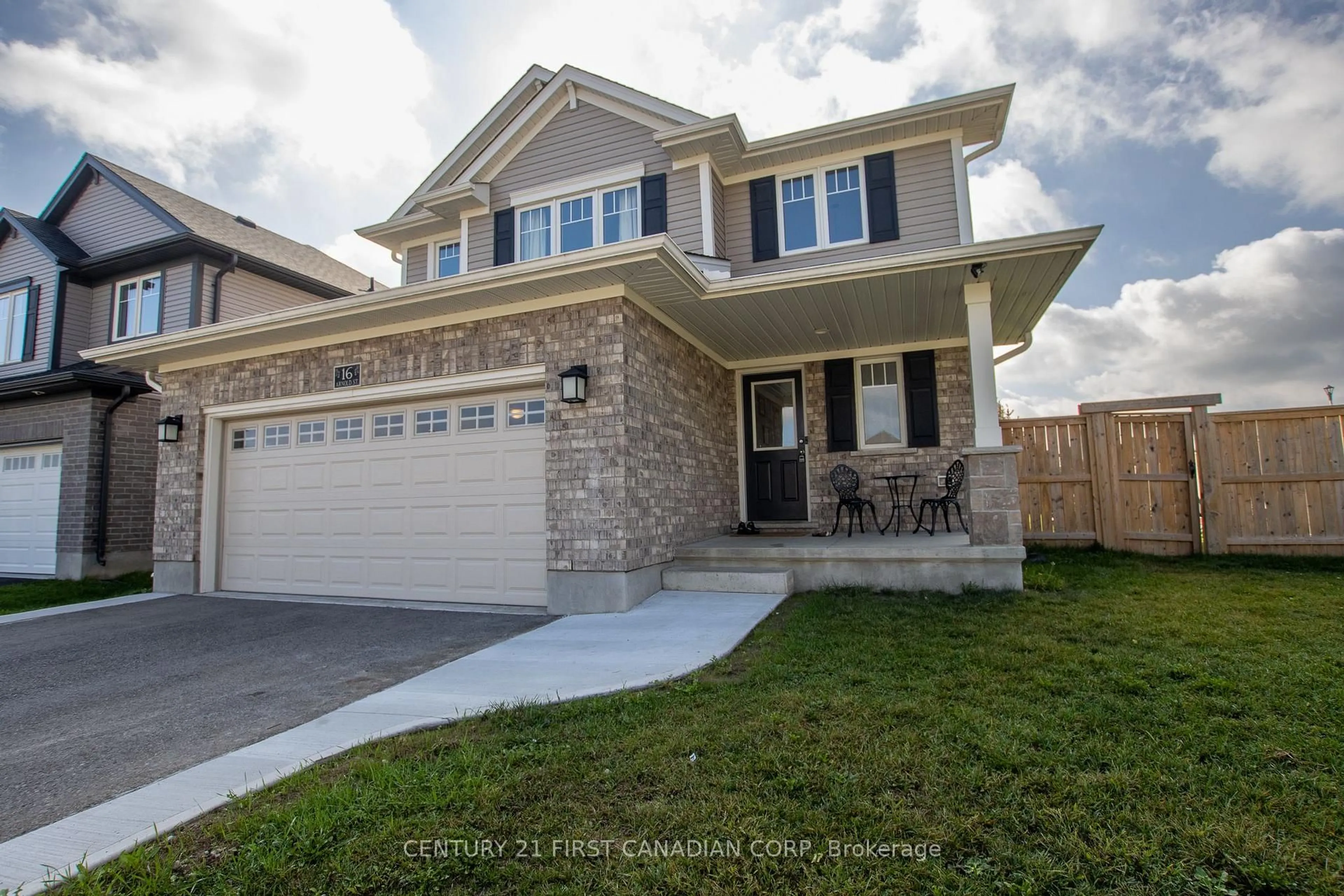 Home with brick exterior material, street for 16 Arnold St, Tillsonburg Ontario N4G 0G9