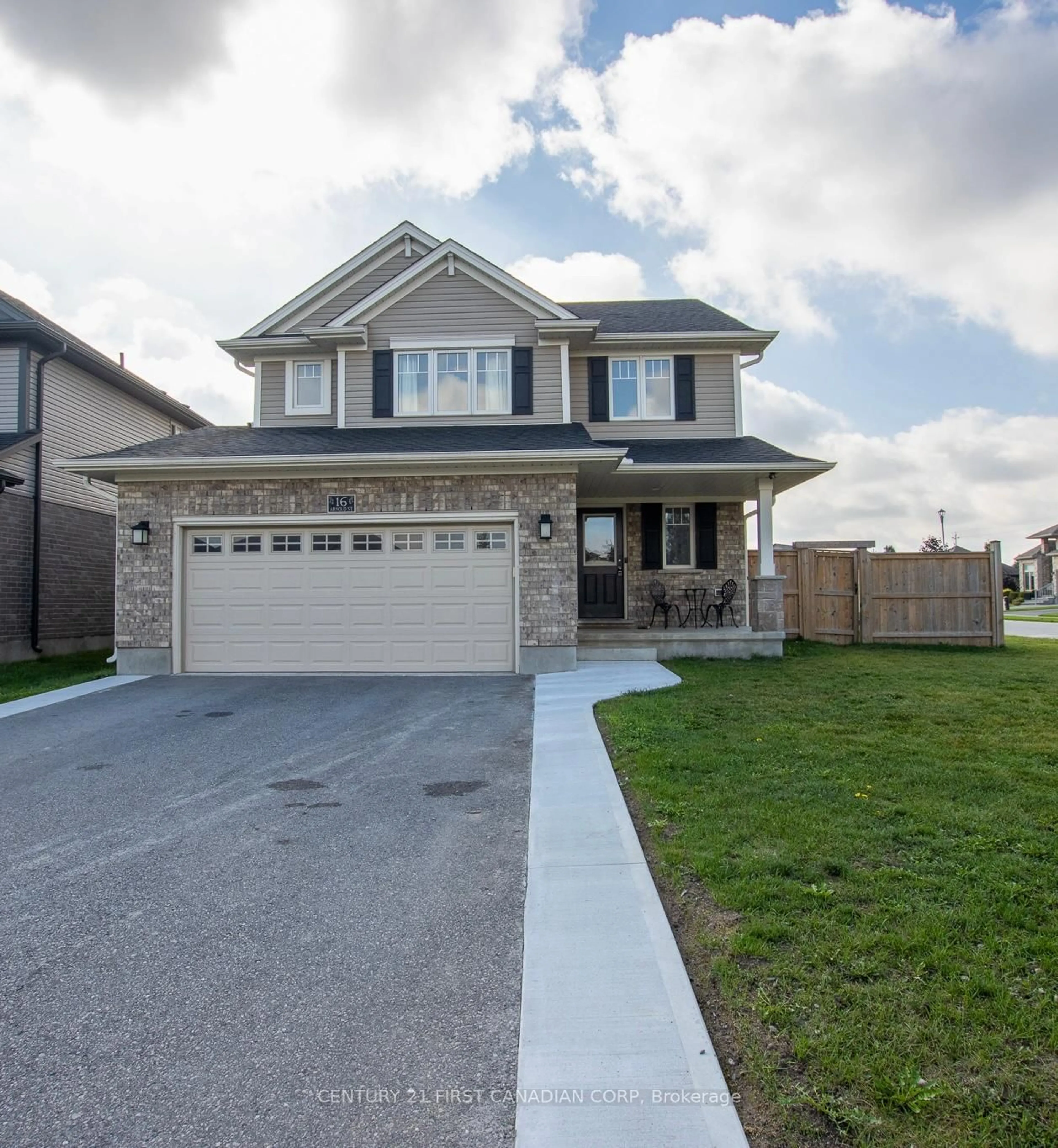 Home with brick exterior material, street for 16 Arnold St, Tillsonburg Ontario N4G 0G9