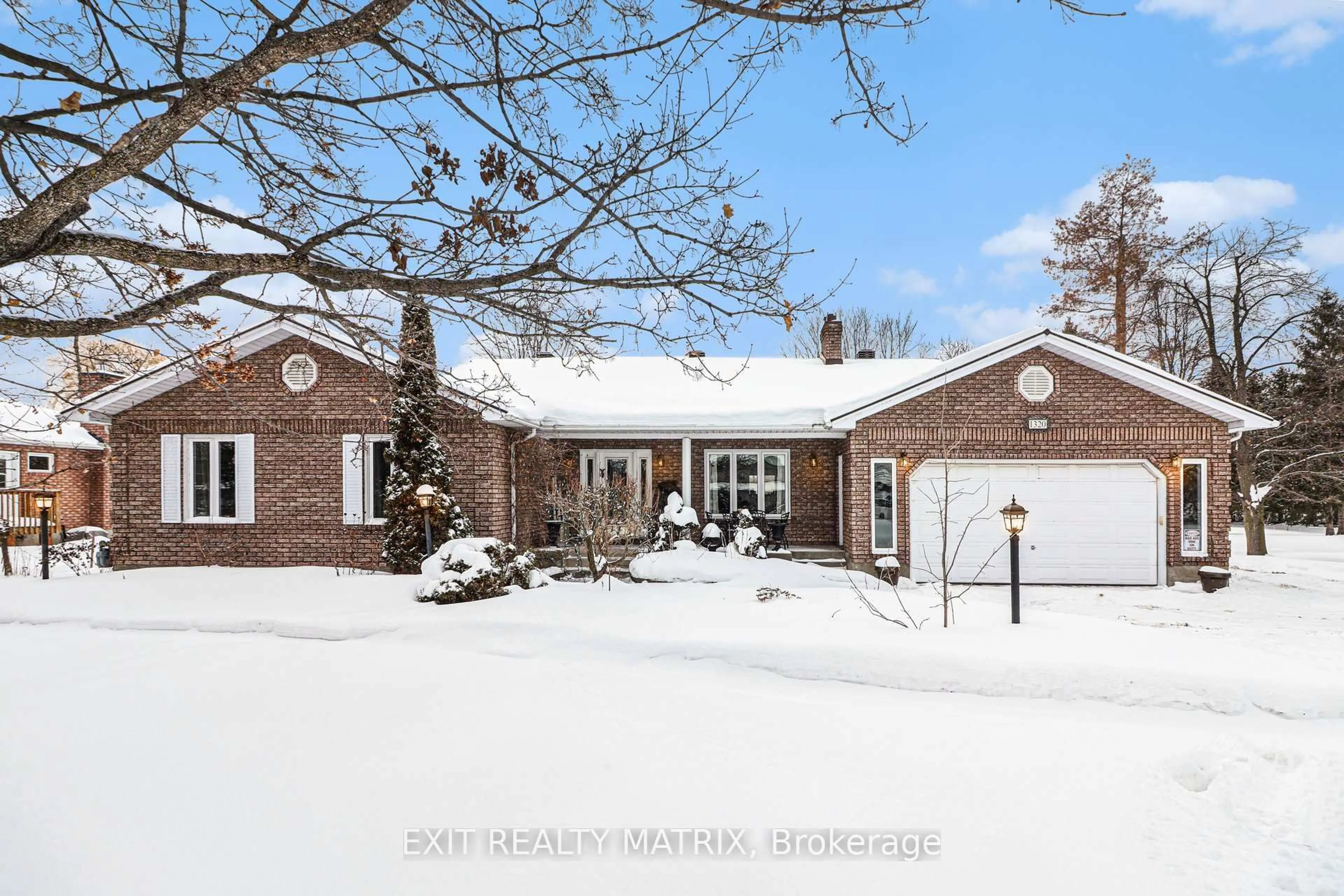 A pic from outside/outdoor area/front of a property/back of a property/a pic from drone, street for 1320 Ste Marie Rd, Russell Ontario K0A 1W0