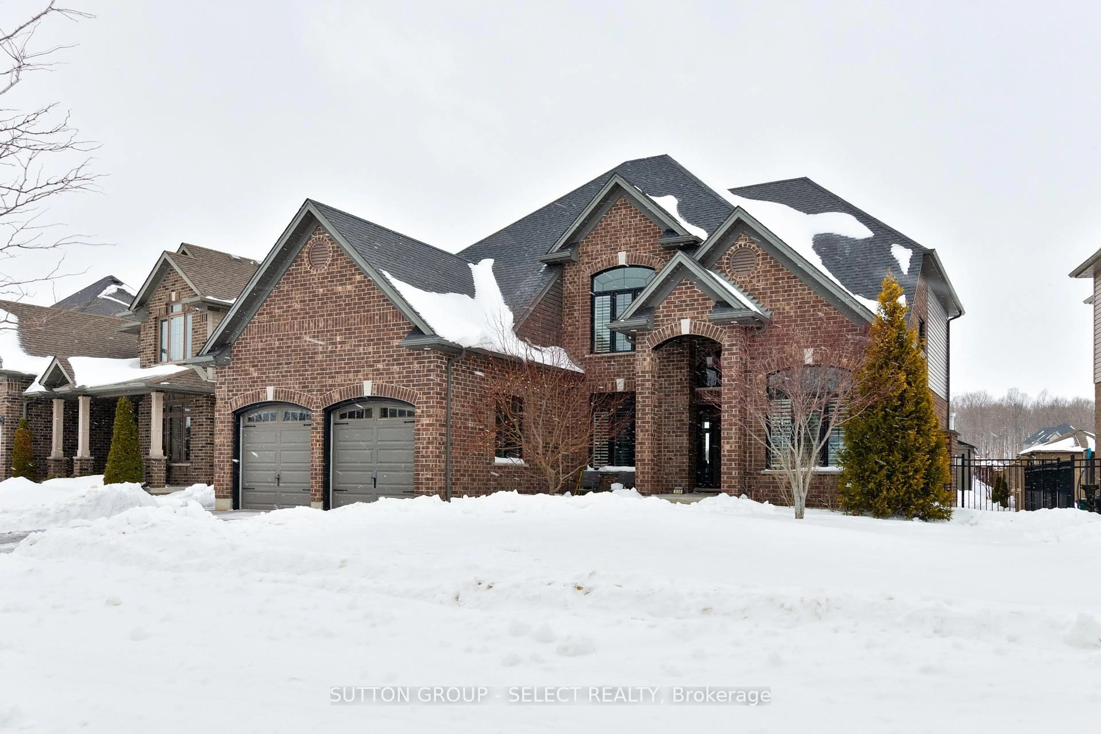 Home with brick exterior material, street for 558 Eclipse Walk, London North Ontario N5X 3Z1