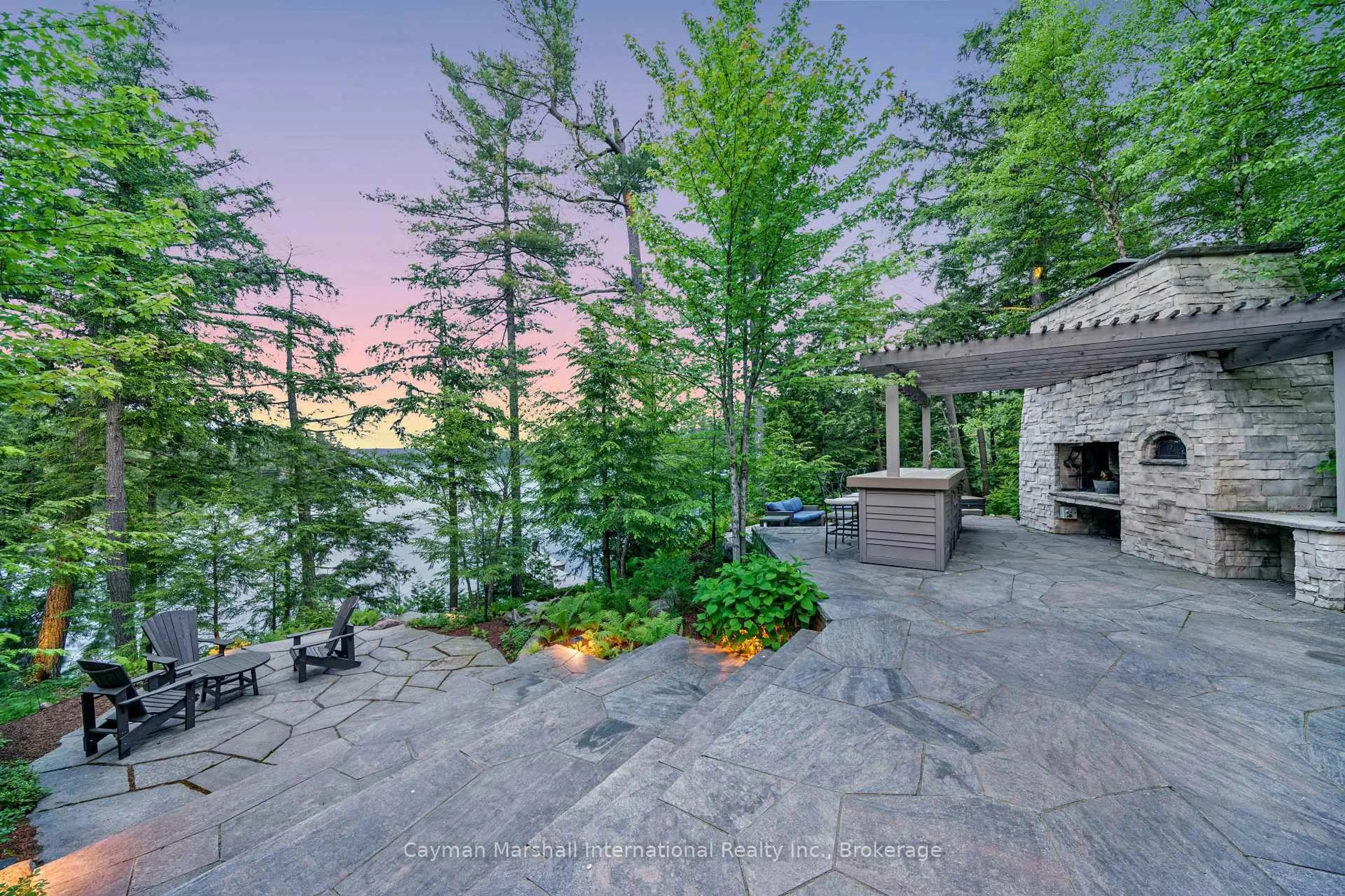 Patio, water/lake/river/ocean view for 3356 West Shore Rd, Dysart et al Ontario K0M 1S0