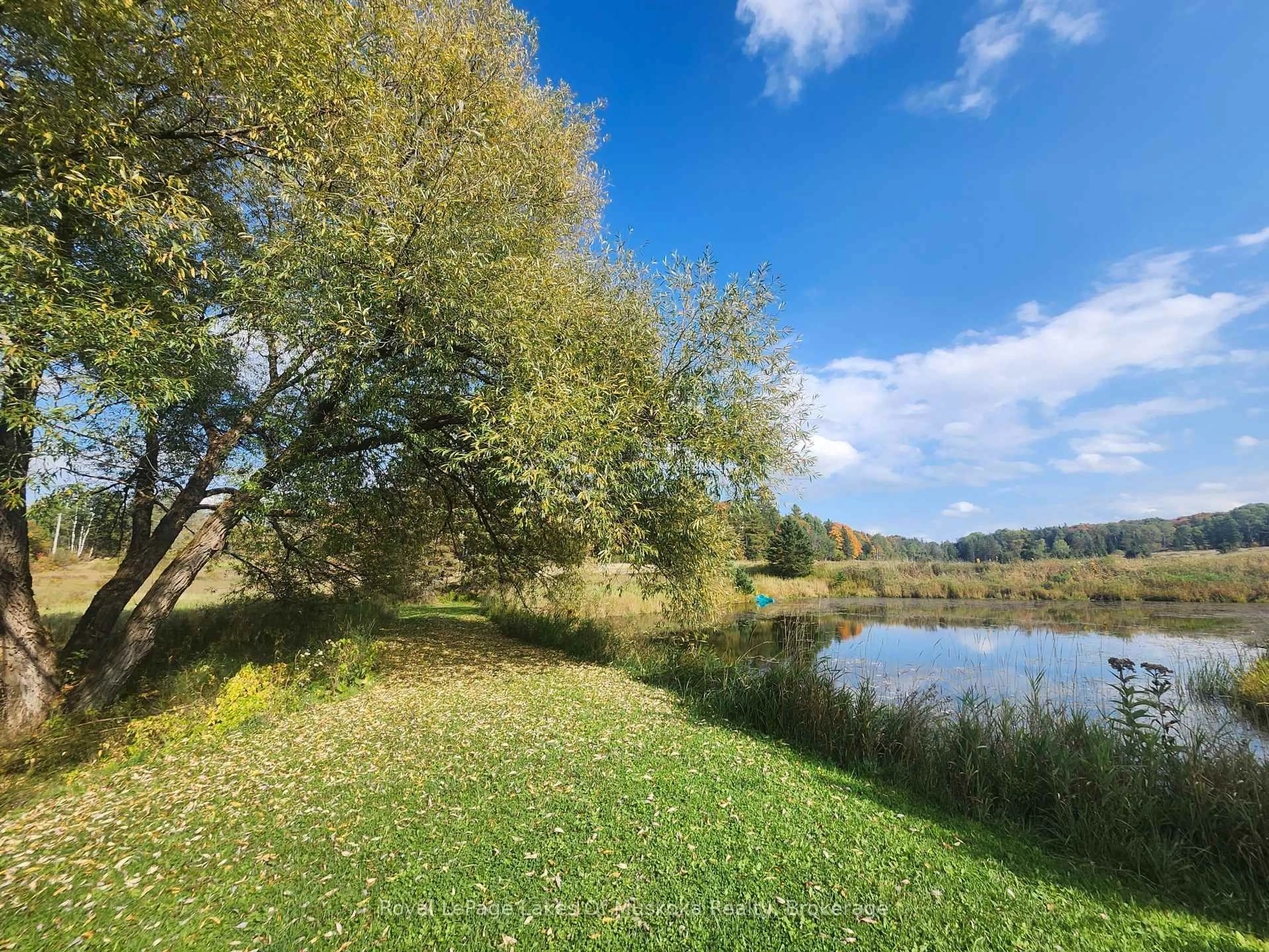 A pic from outside/outdoor area/front of a property/back of a property/a pic from drone, water/lake/river/ocean view for 1524 Hekkla Rd, Muskoka Lakes Ontario P0C 1J0