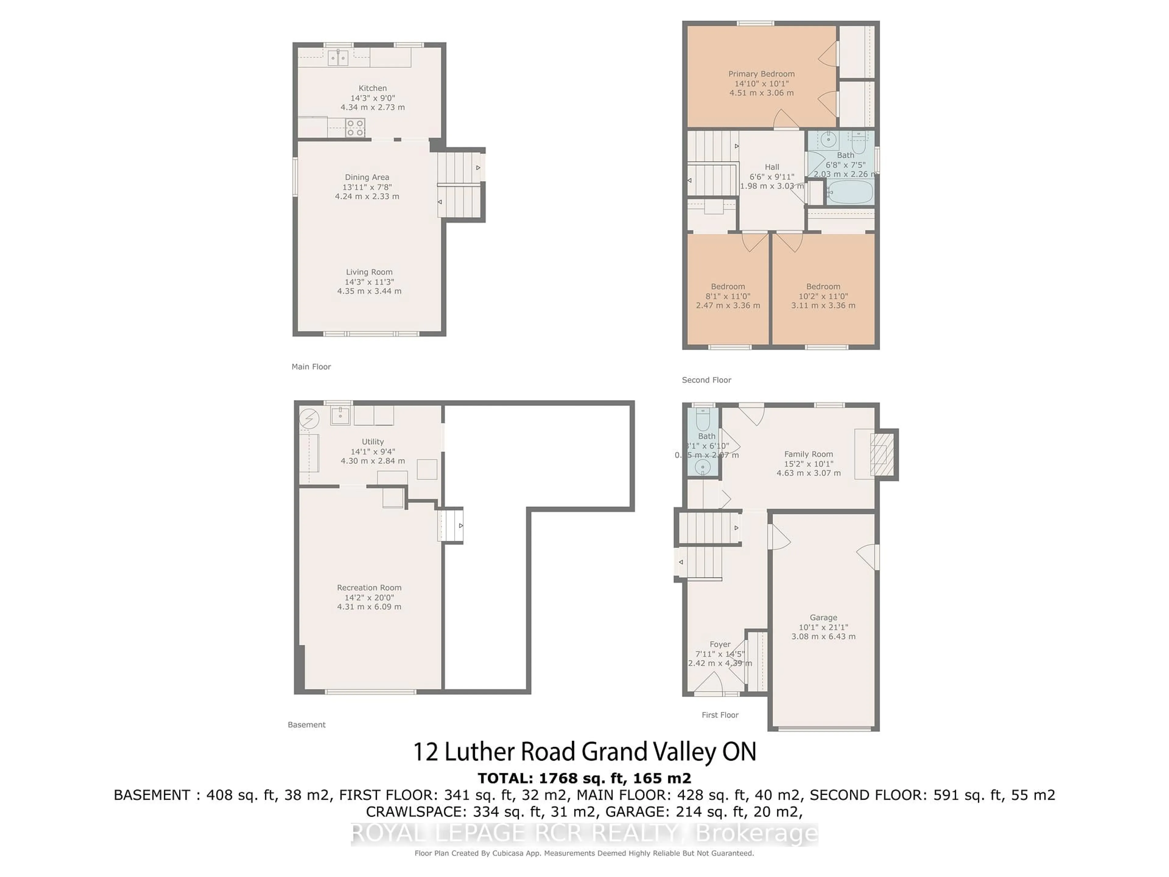 Floor plan for 12 Luther Rd, East Luther Grand Valley Ontario L9W 5R1