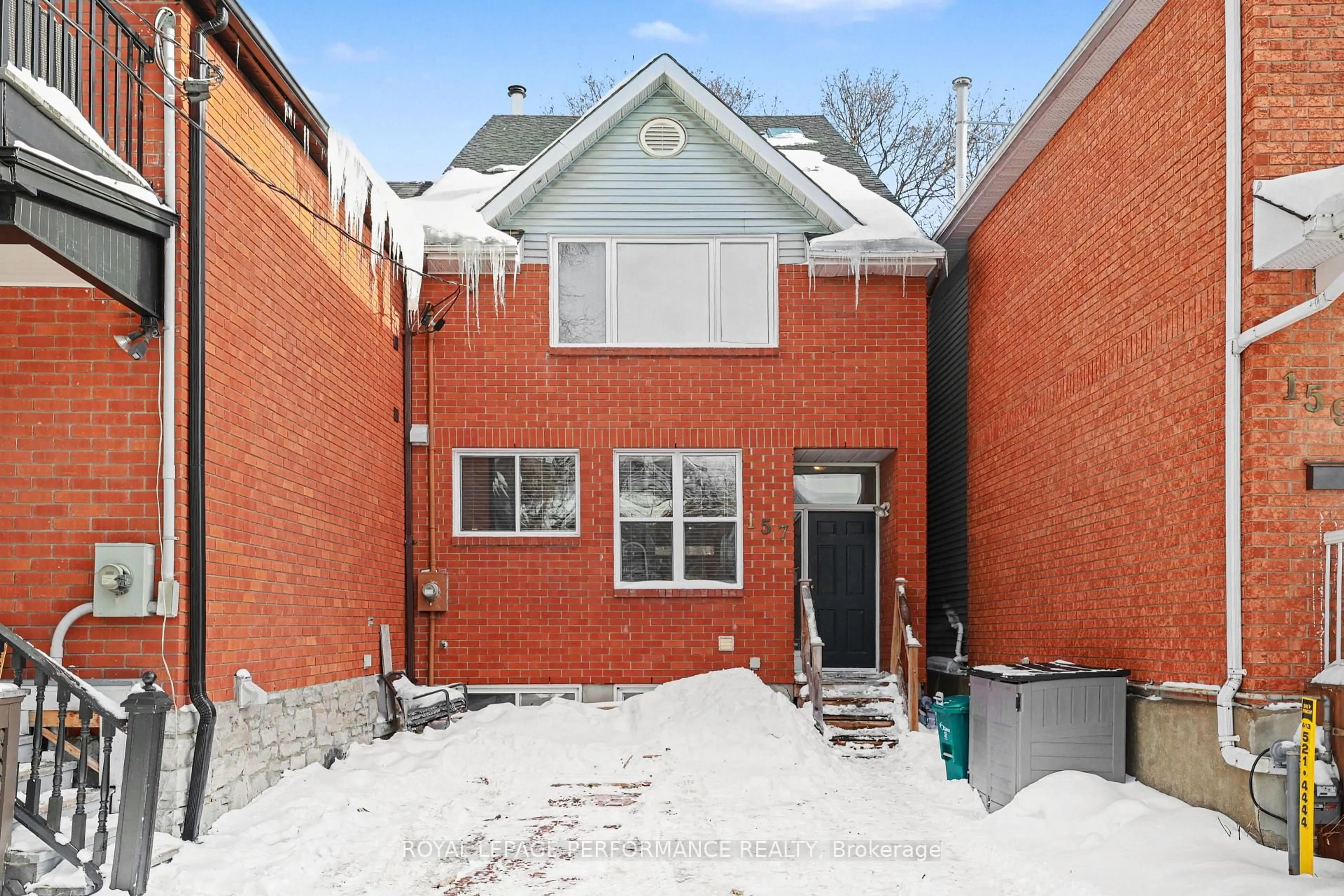 Home with brick exterior material, street for 157 Russell Ave, Ottawa Ontario K1N 7X3