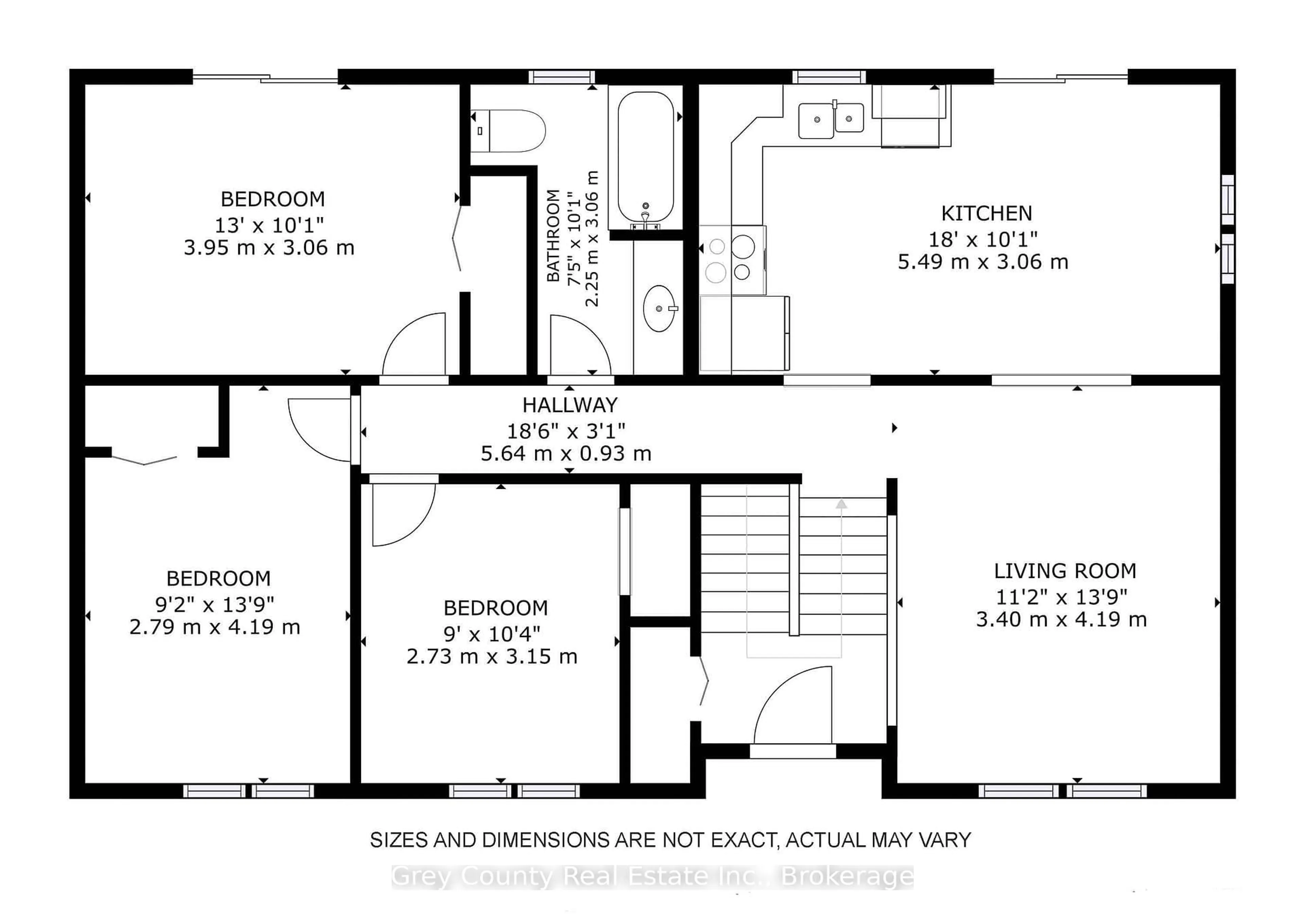Floor plan for 23 Brackenbury St, Grey Highlands Ontario N0C 1H0