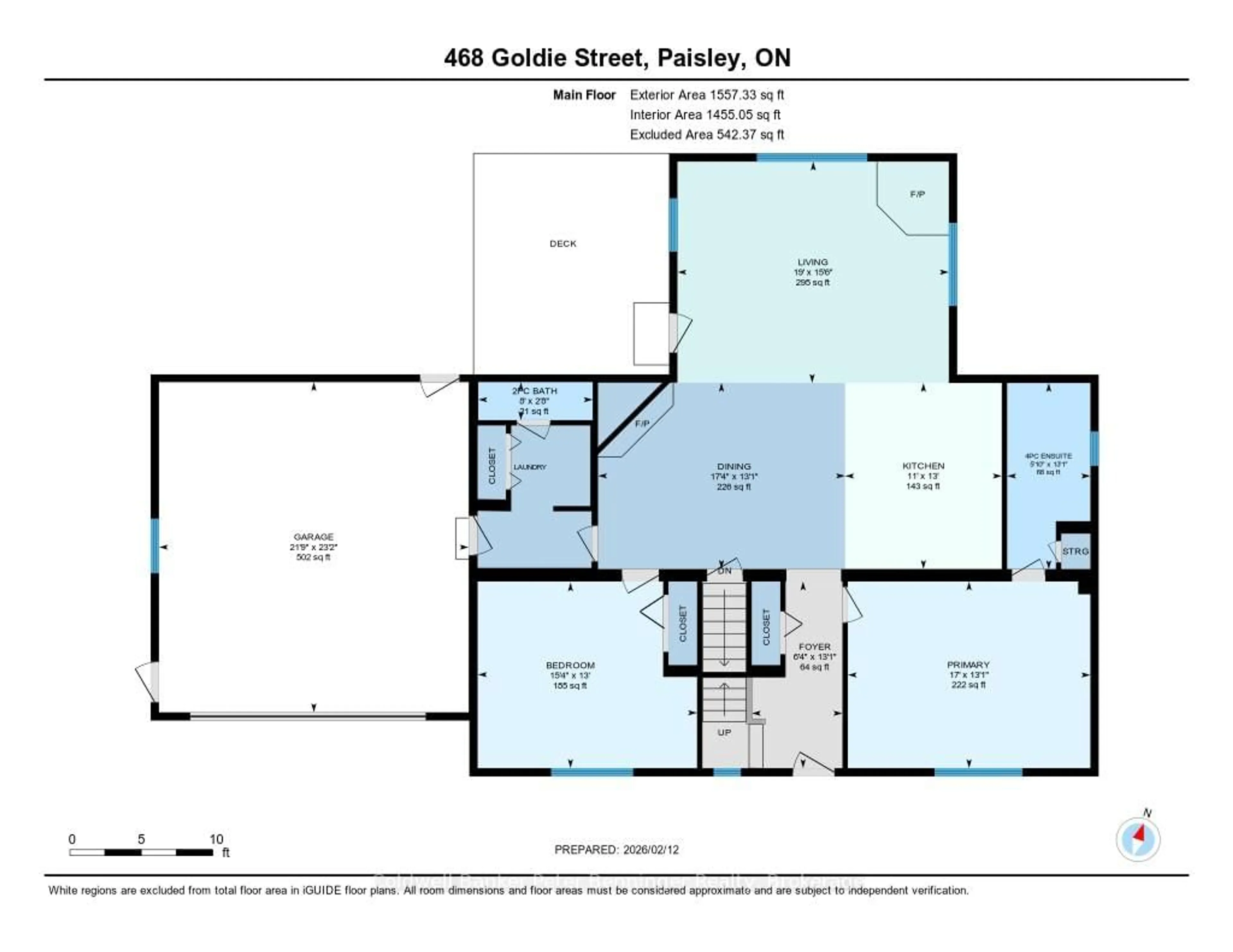 Floor plan for 468 Goldie St, Arran-Elderslie Ontario N0G 2N0