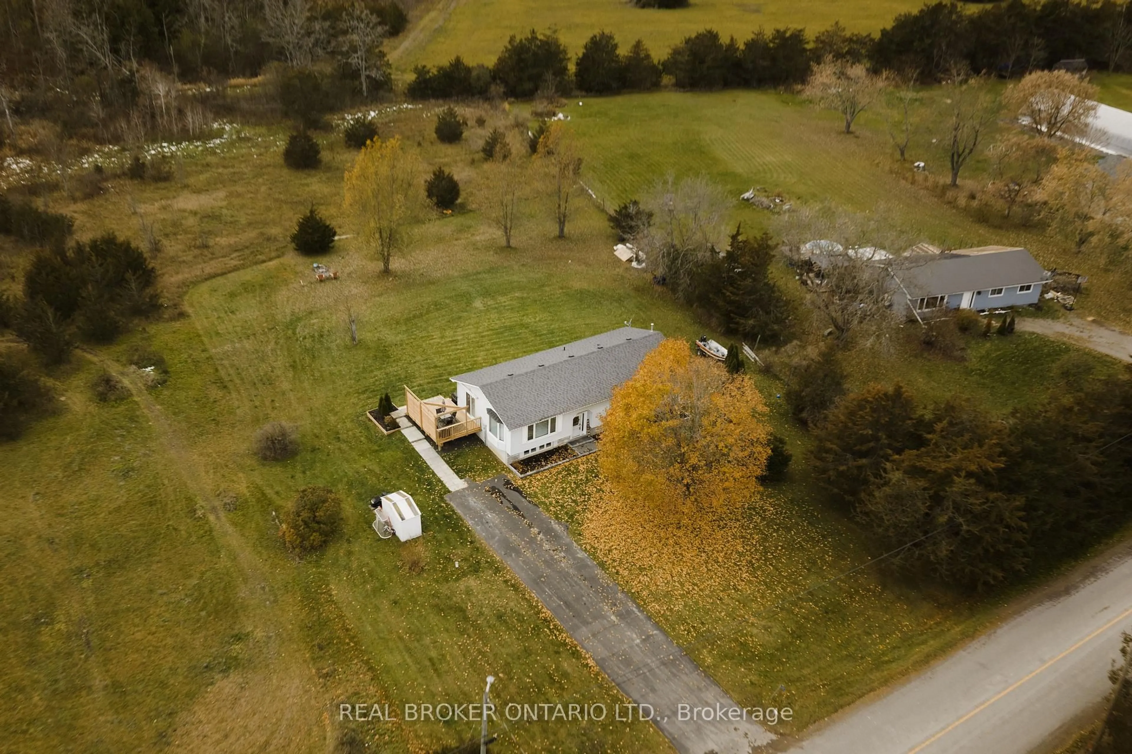 A pic from outside/outdoor area/front of a property/back of a property/a pic from drone, unknown for 604 Percy Boom Rd, Trent Hills Ontario K0L 1L0