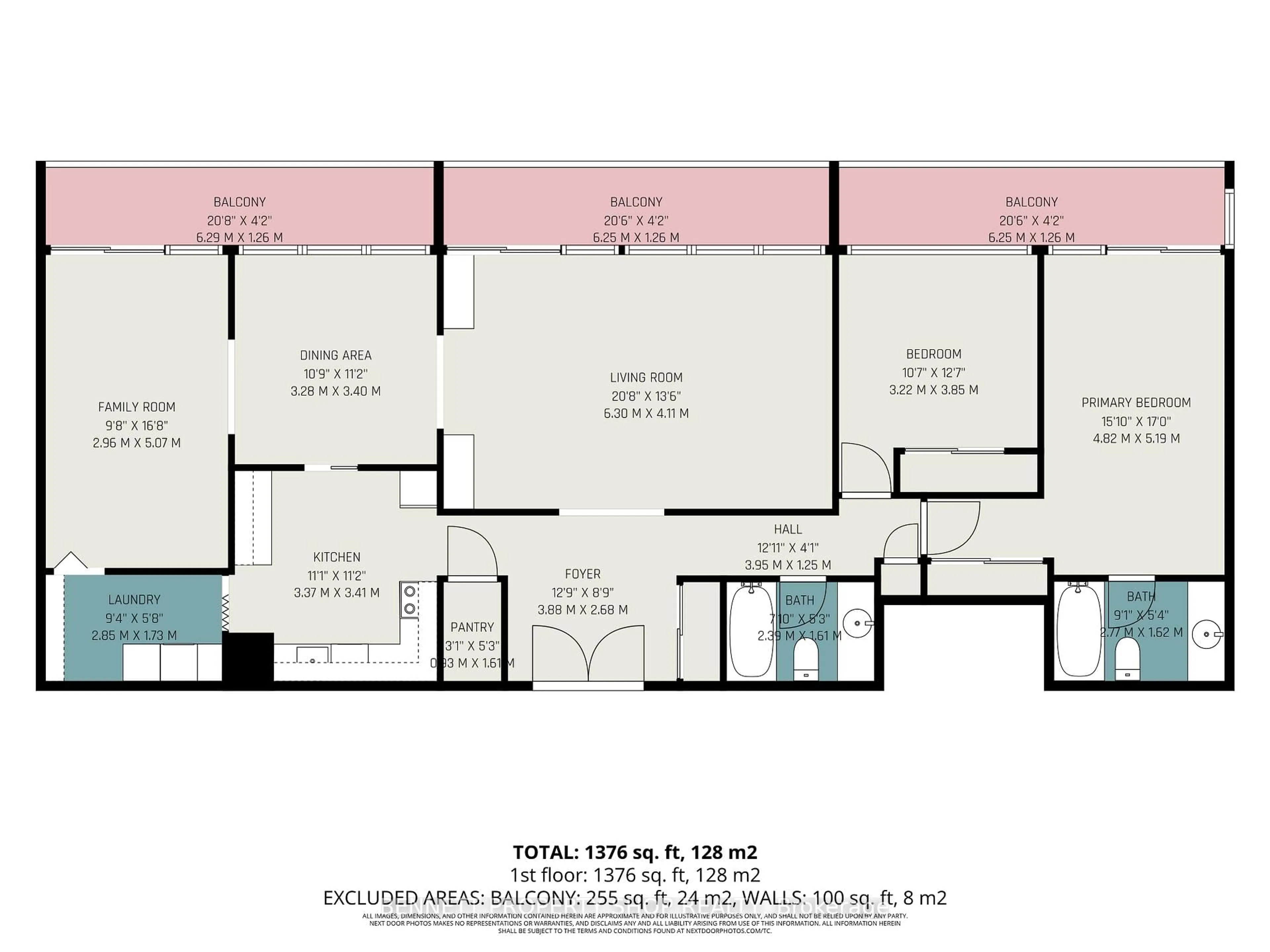 Floor plan for 1285 Cahill Dr #2003, Ottawa Ontario K1V 9A7