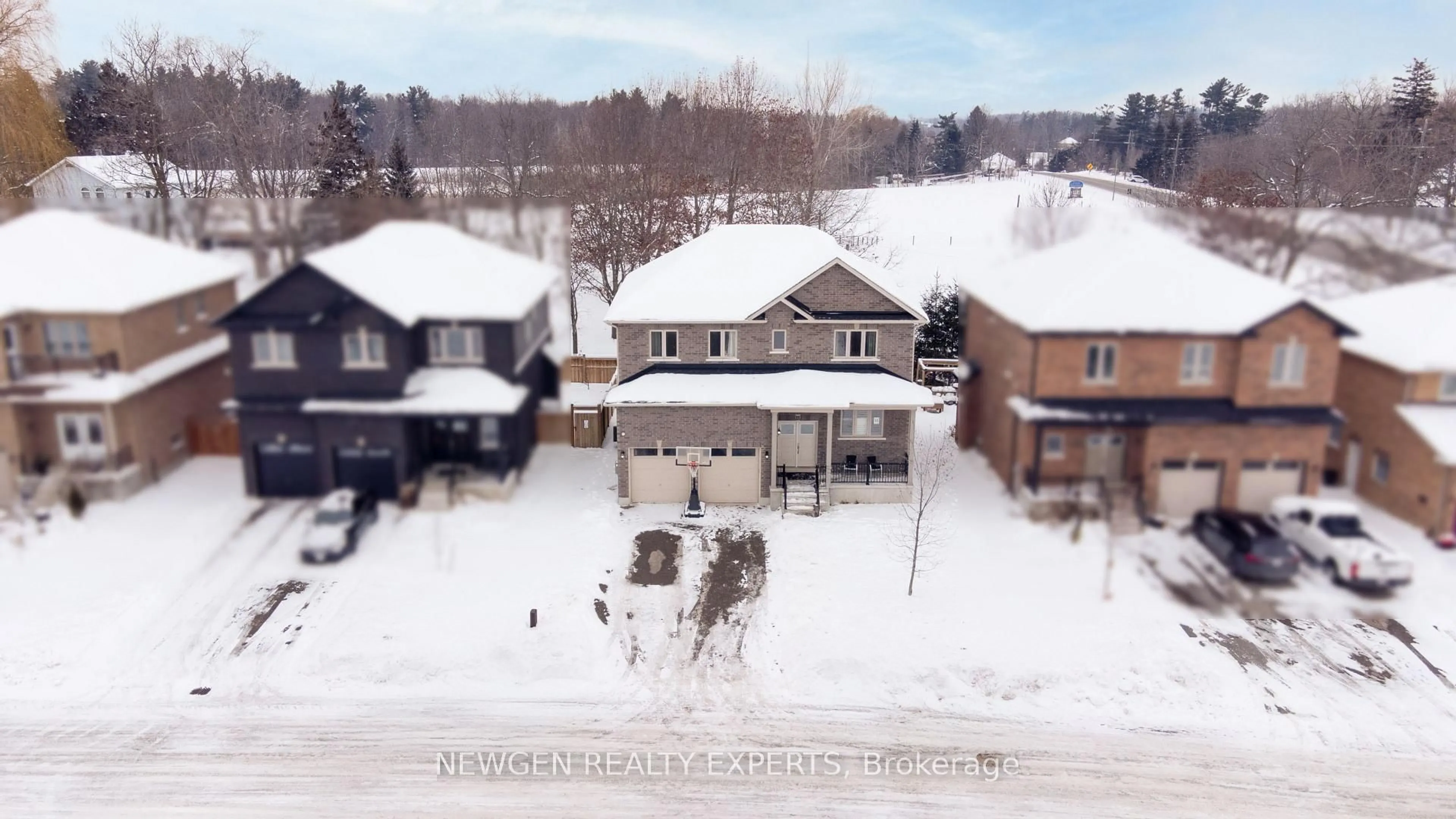 A pic from outside/outdoor area/front of a property/back of a property/a pic from drone, street for 11 Peterson St, Blandford-Blenheim Ontario N0J 1G0