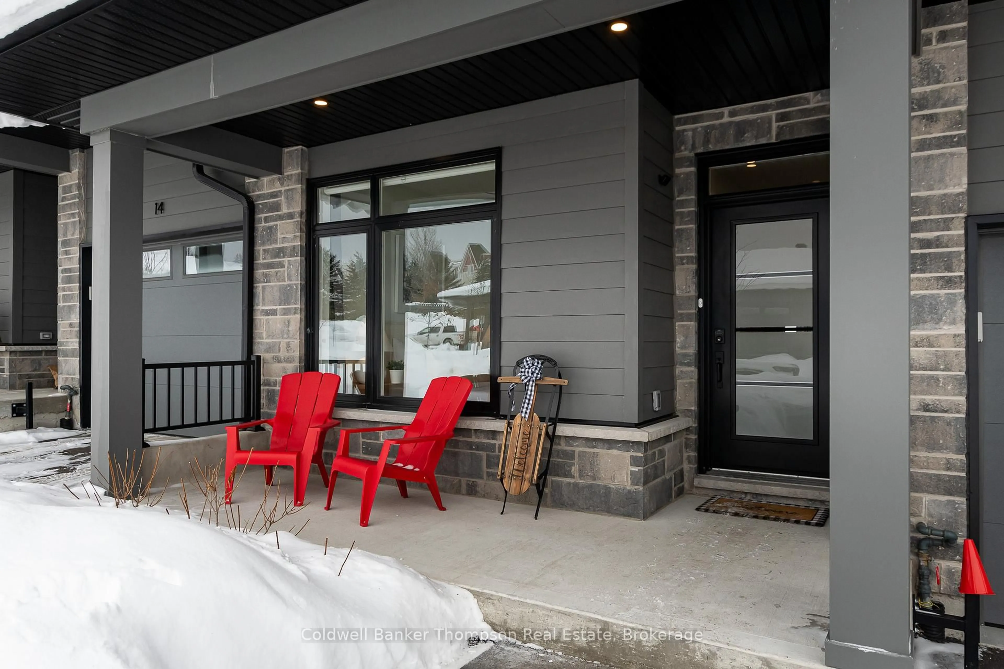 Patio, street for 12 Blue Birch Lane, Huntsville Ontario P1H 0G4