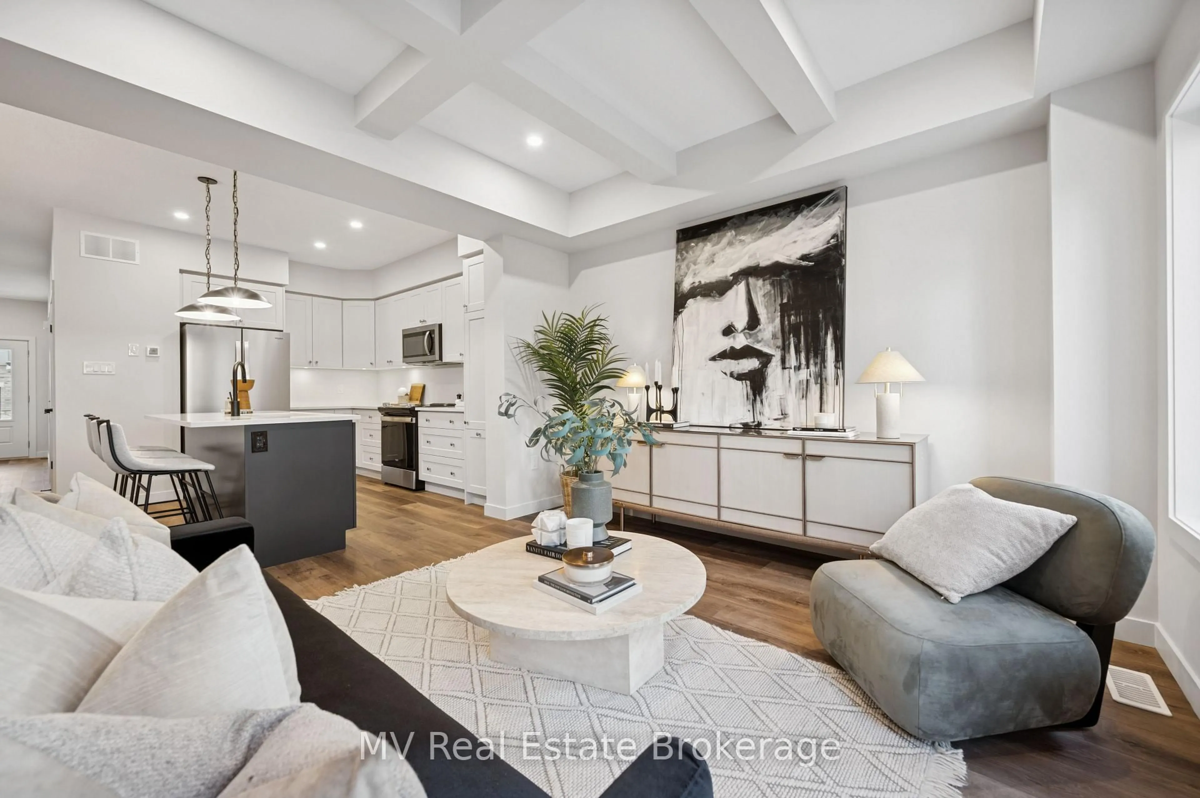 Open concept kitchen, unknown for 46 Fieldstone Lane Private, Centre Wellington Ontario N0B 1S0