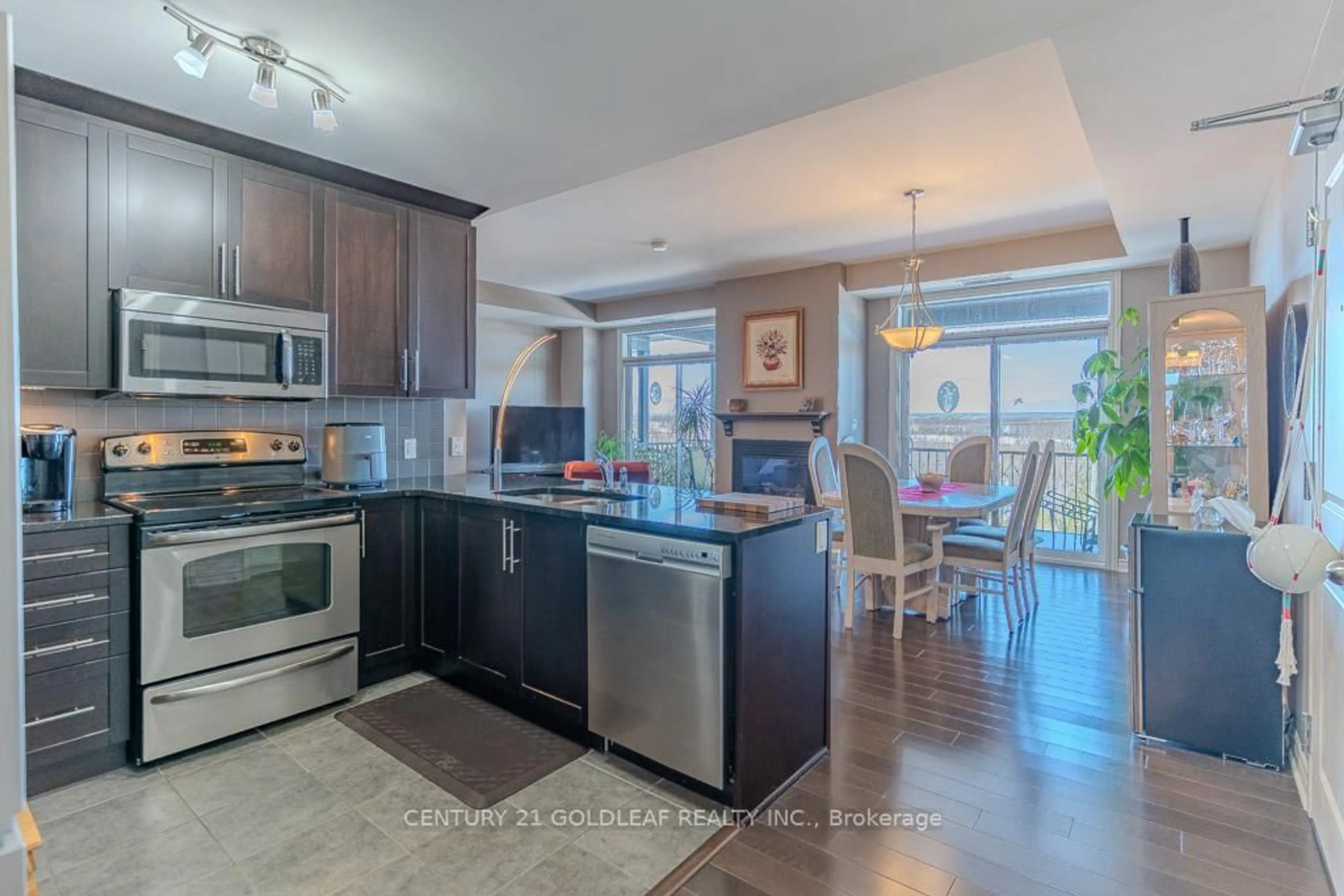 Open concept kitchen, ceramic/tile floor for 20 Prestige Circ #7, Ottawa Ontario K4A 0W9