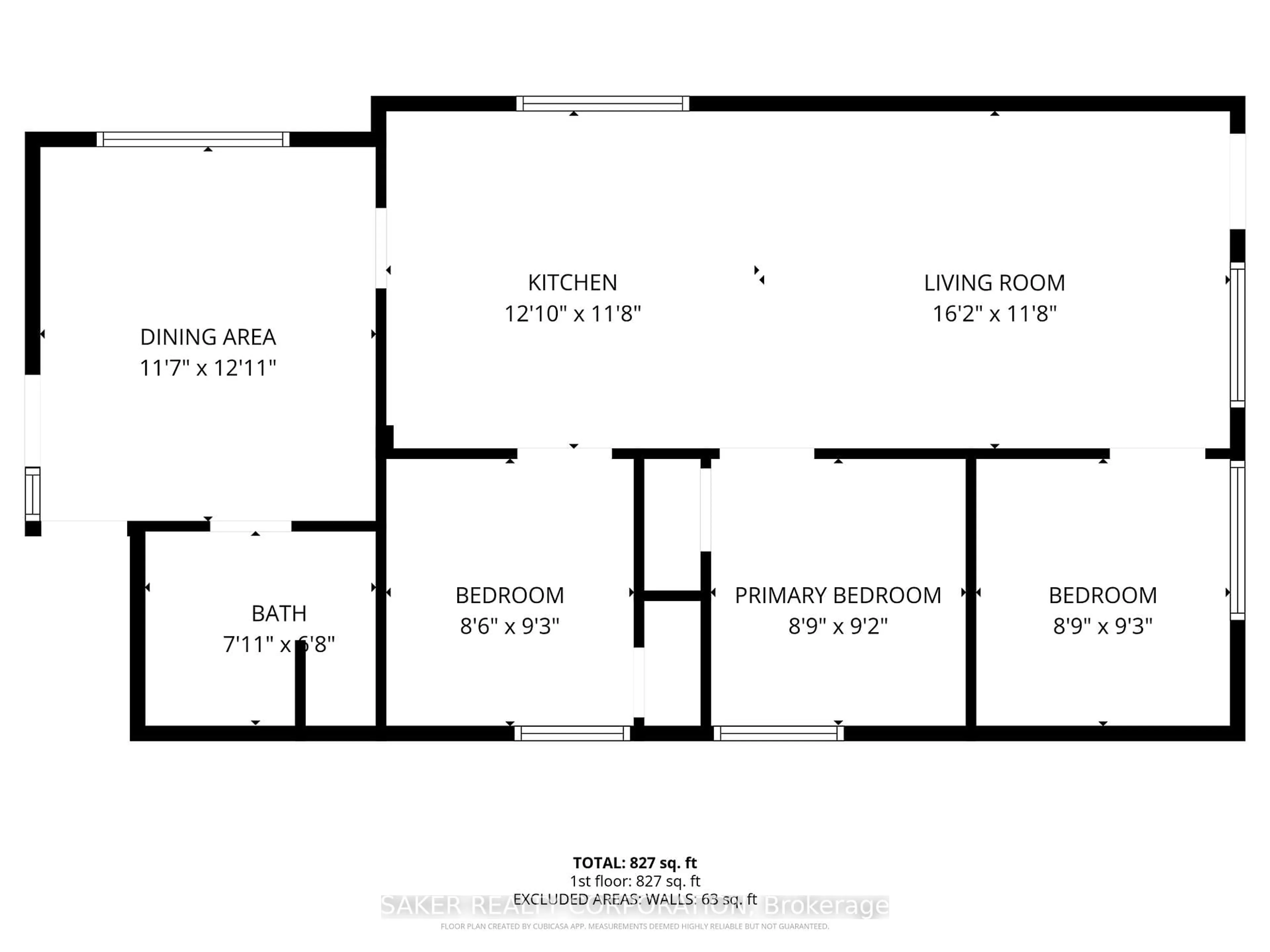 Floor plan for 134 Sterling St, London East Ontario N5Y 1Y8