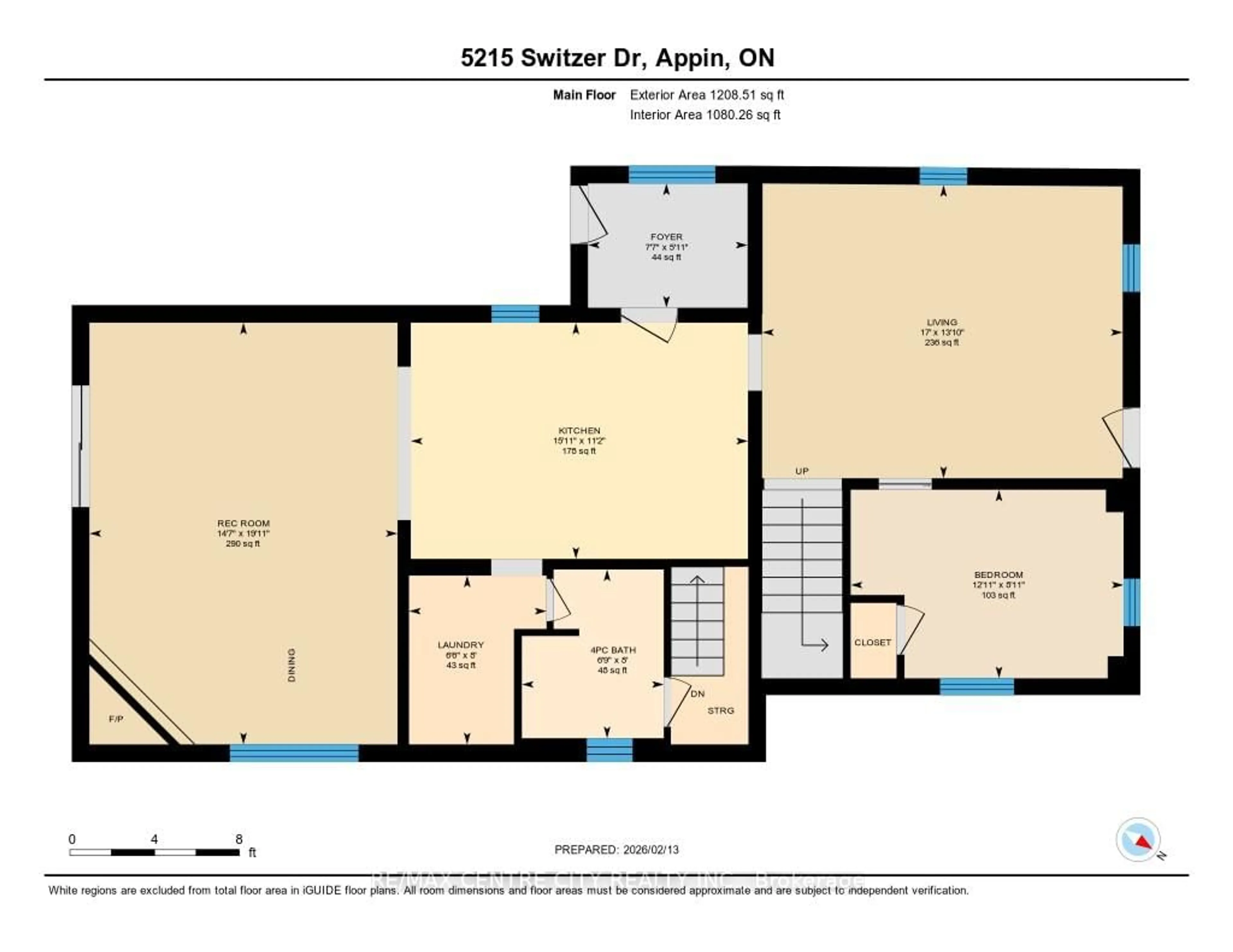 Floor plan for 5215 Switzer Dr, Southwest Middlesex Ontario N0L 1A0