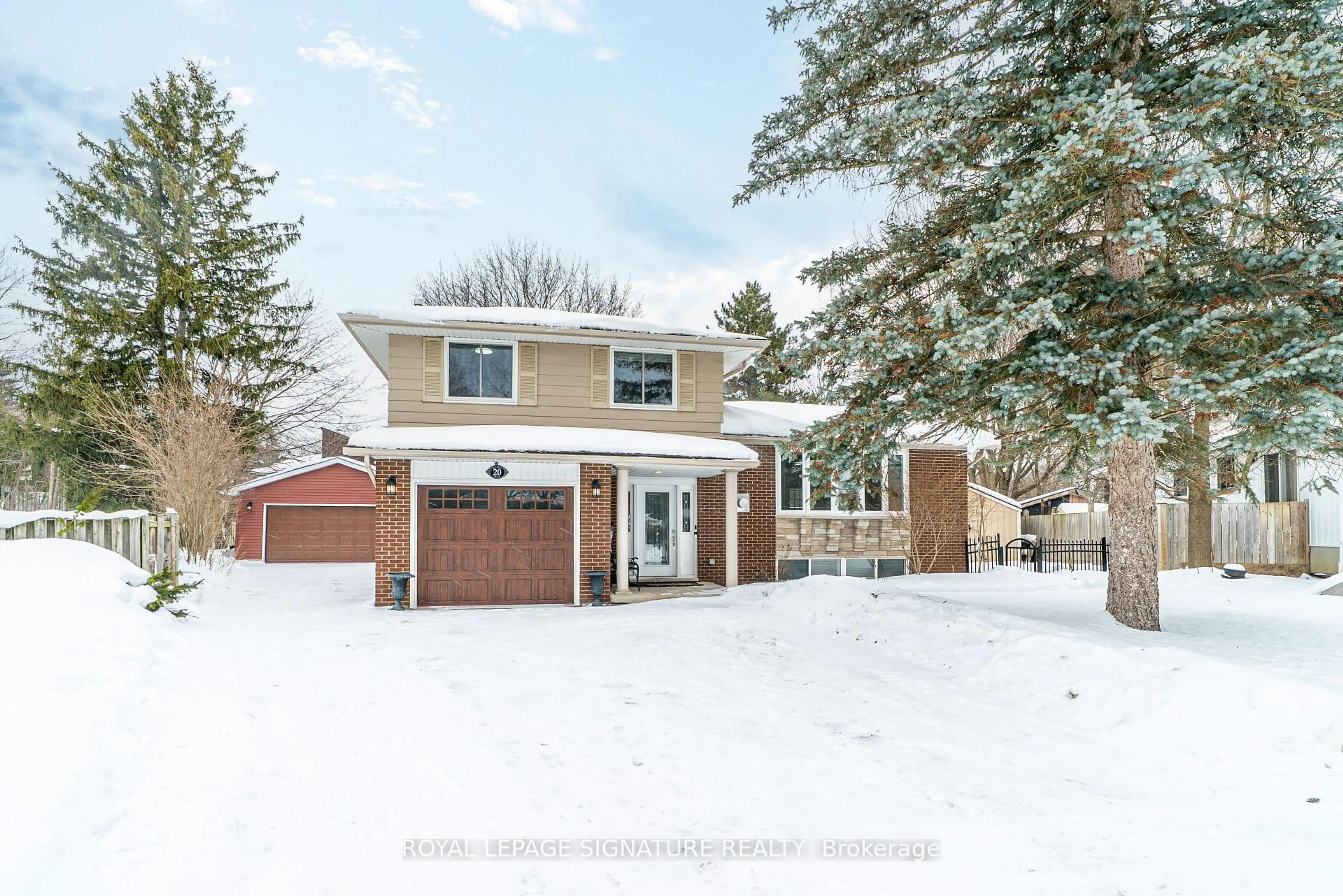 Home with brick exterior material, street for 20 Michael Pl, Guelph Ontario N1H 1Z3