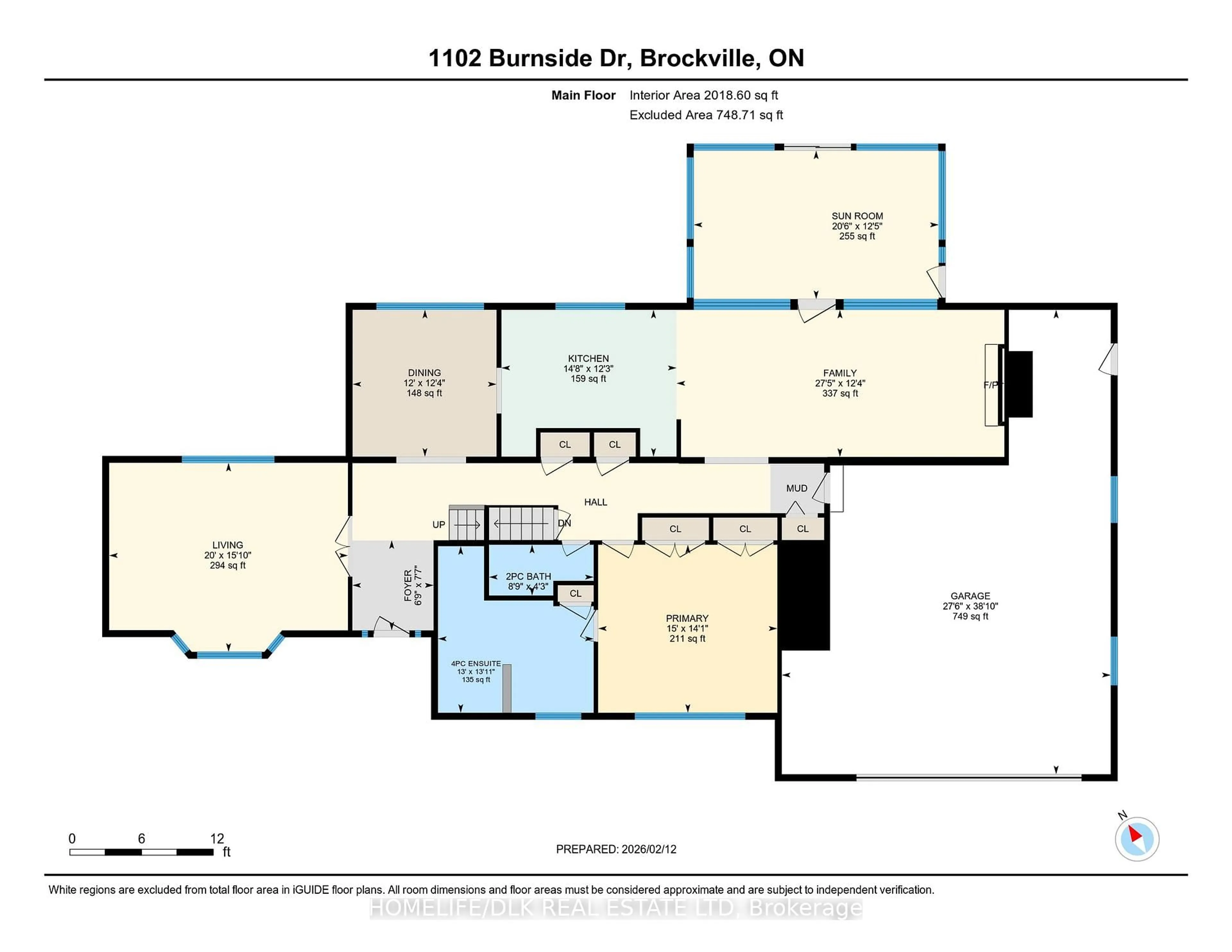 Floor plan for 1102 Burnside Dr, Augusta Ontario K6V 5T1