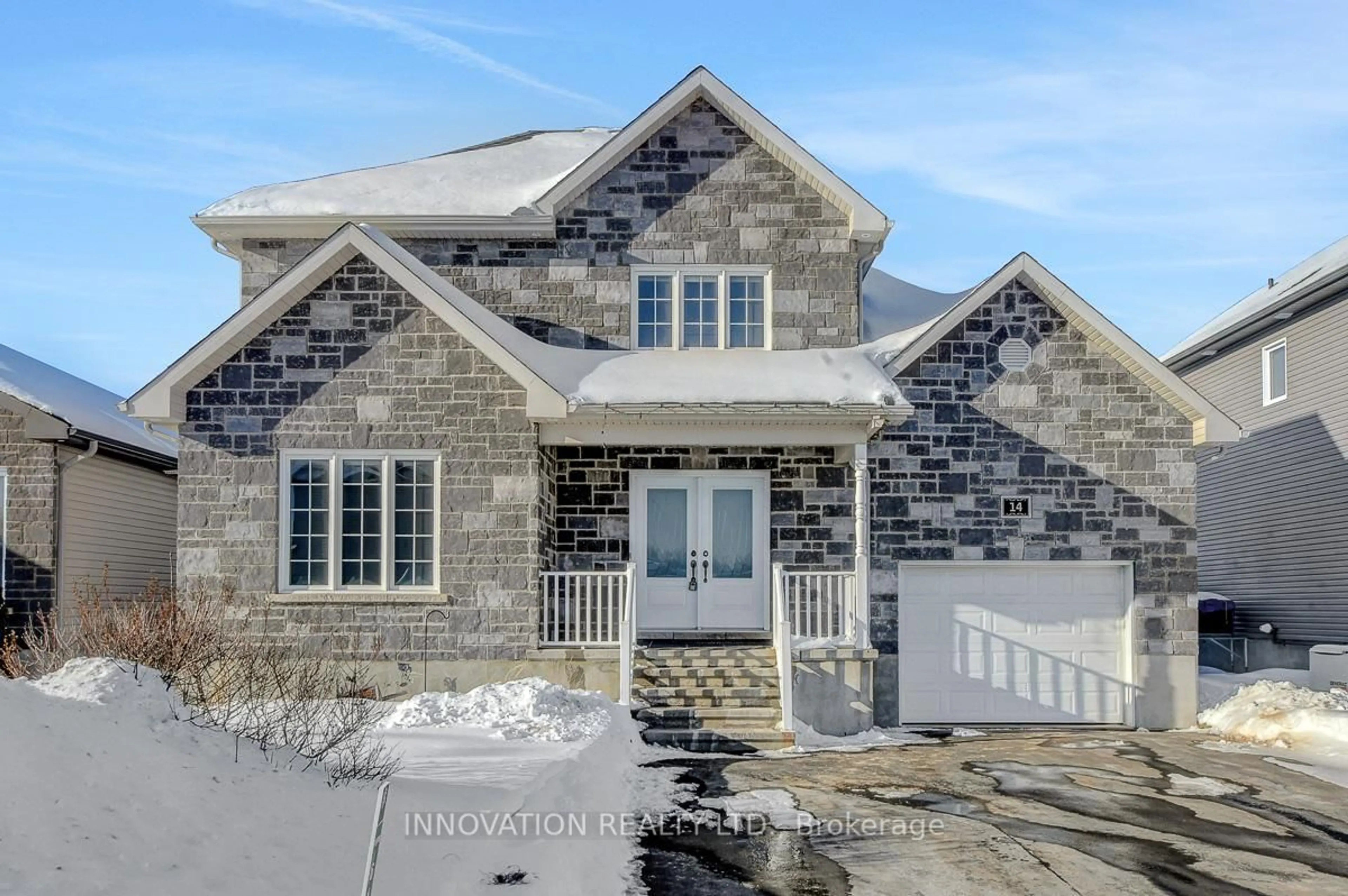 Home with brick exterior material, street for 14 Yanik St, The Nation Ontario K0A 2M0