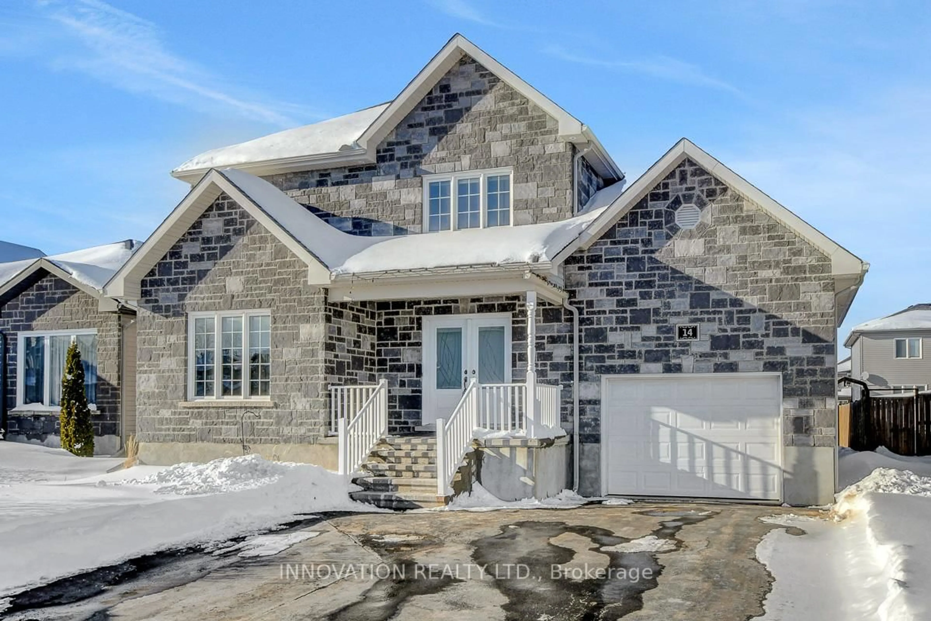 Home with brick exterior material, street for 14 Yanik St, The Nation Ontario K0A 2M0