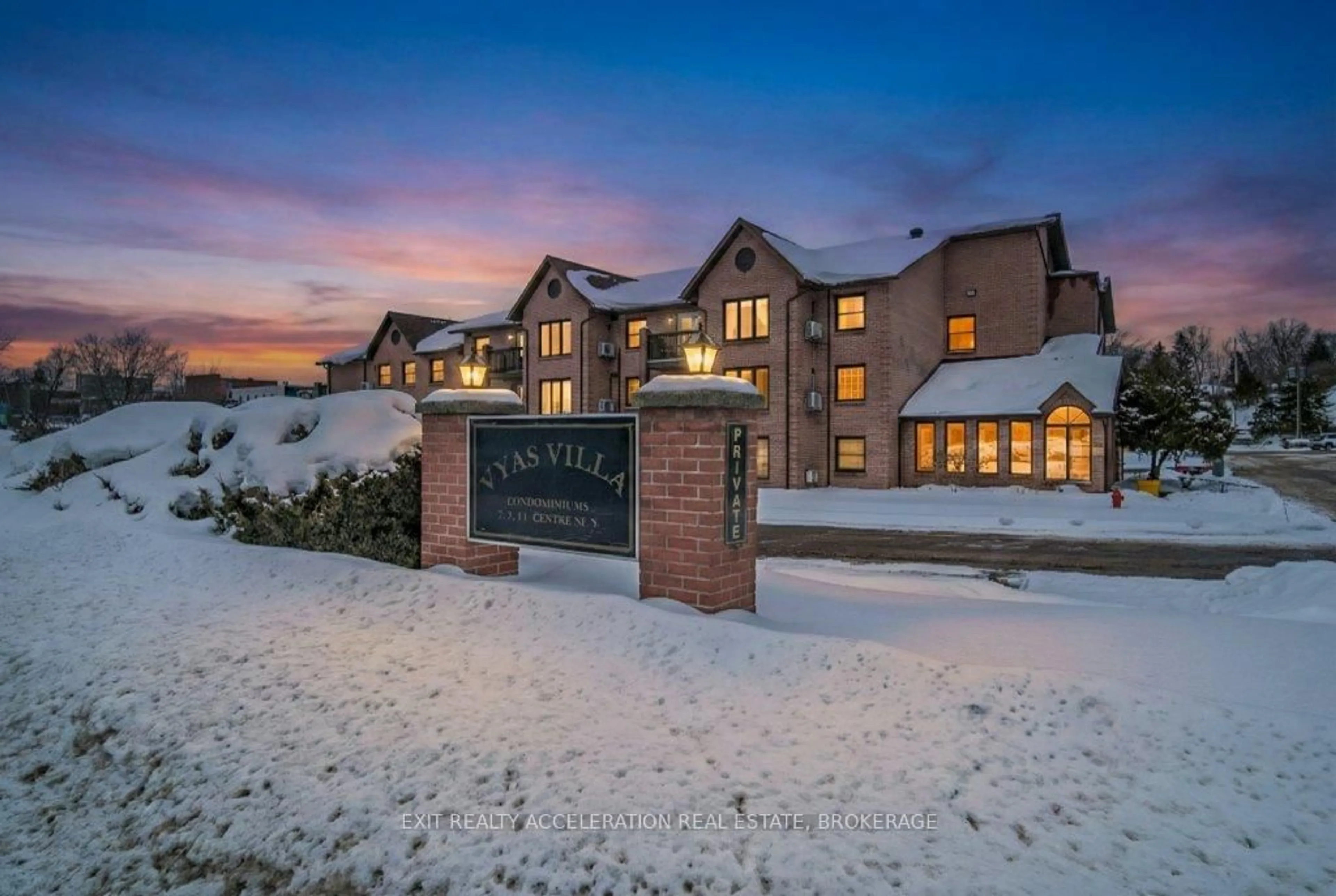 A pic from outside/outdoor area/front of a property/back of a property/a pic from drone, mountain view for 7 Centre St #104, Greater Napanee Ontario K7R 3X3