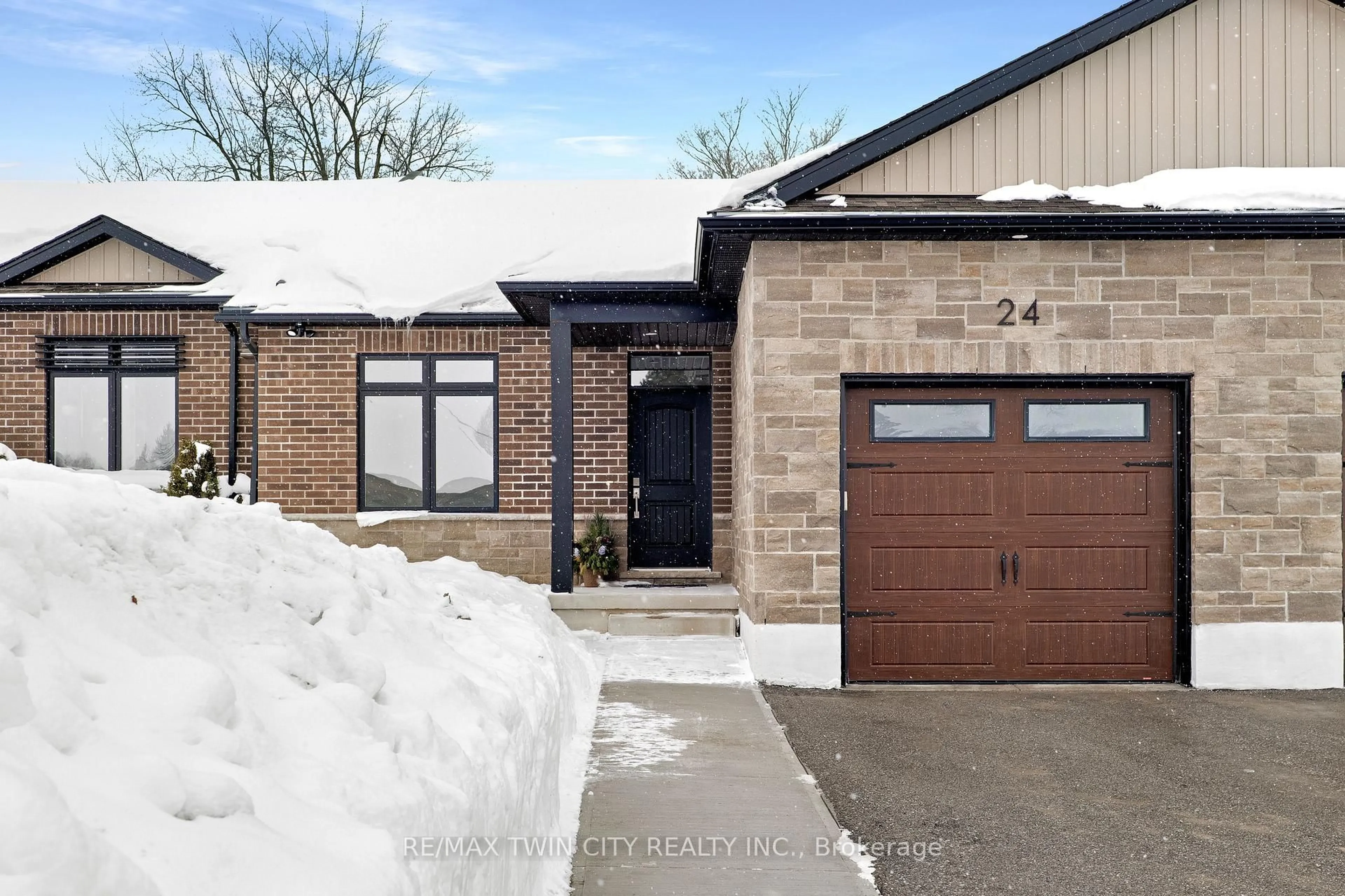 Home with brick exterior material, street for 24 Yost Crt, Perth East Ontario N0K 1M0