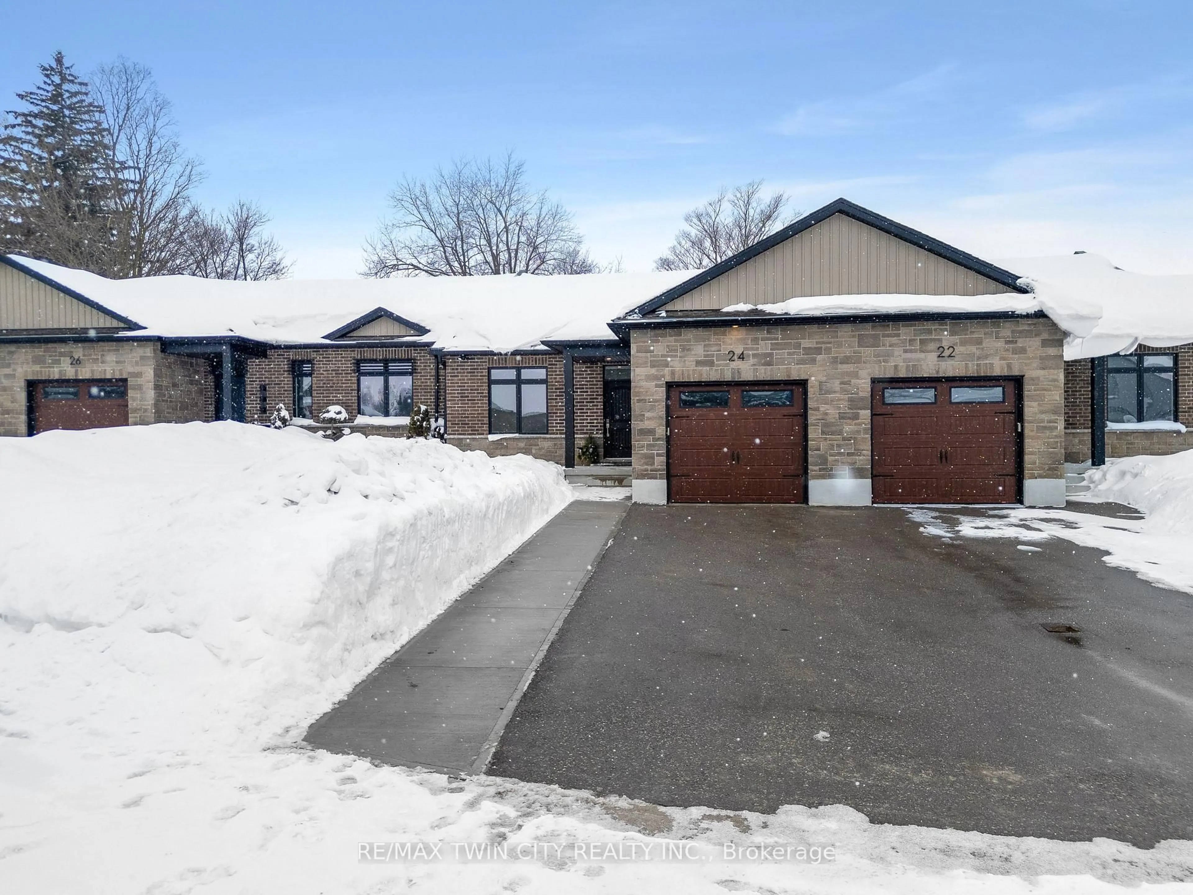 Home with brick exterior material, street for 24 Yost Crt, Perth East Ontario N0K 1M0