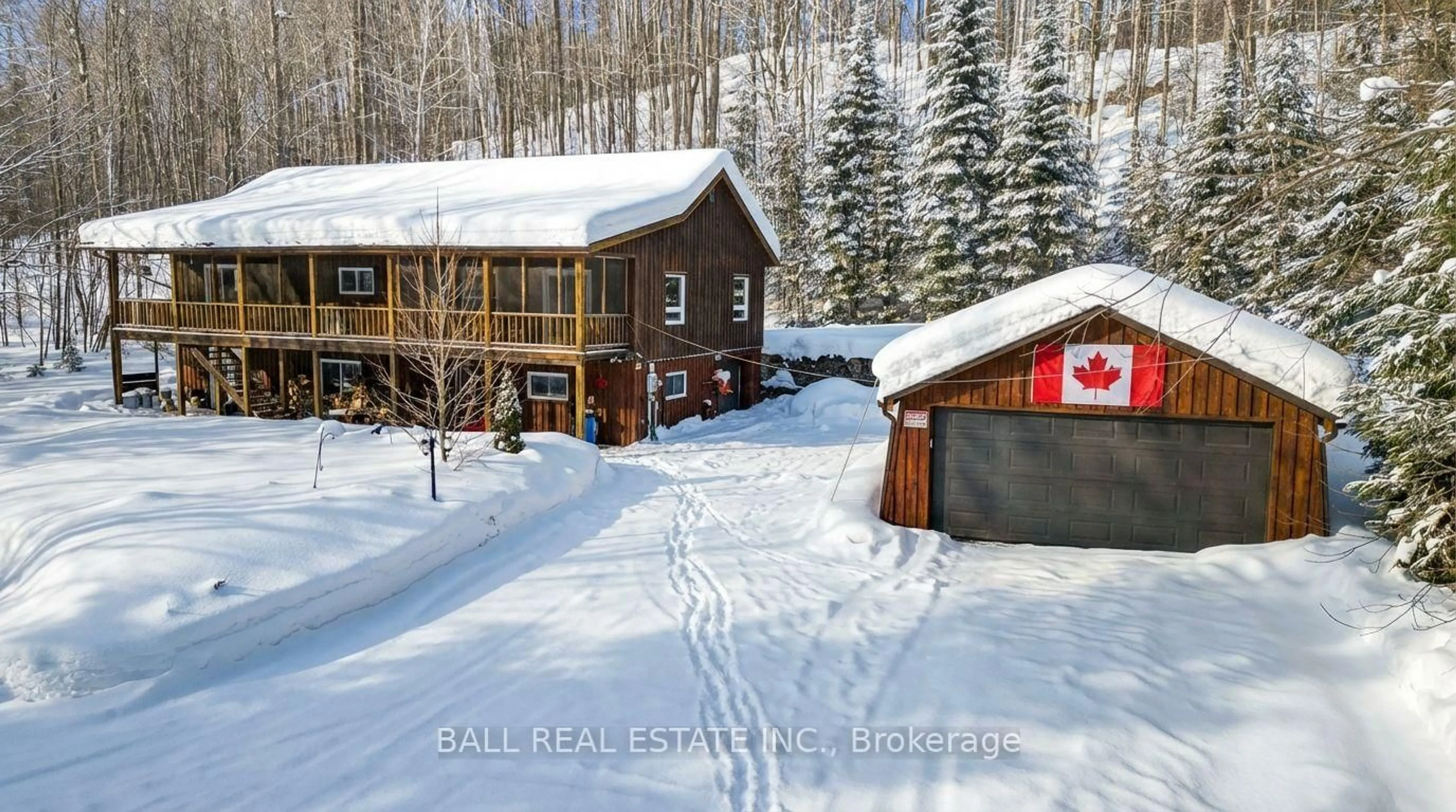 A pic from outside/outdoor area/front of a property/back of a property/a pic from drone, street for 192 Quarry Rd, Bancroft Ontario K0L 1C0