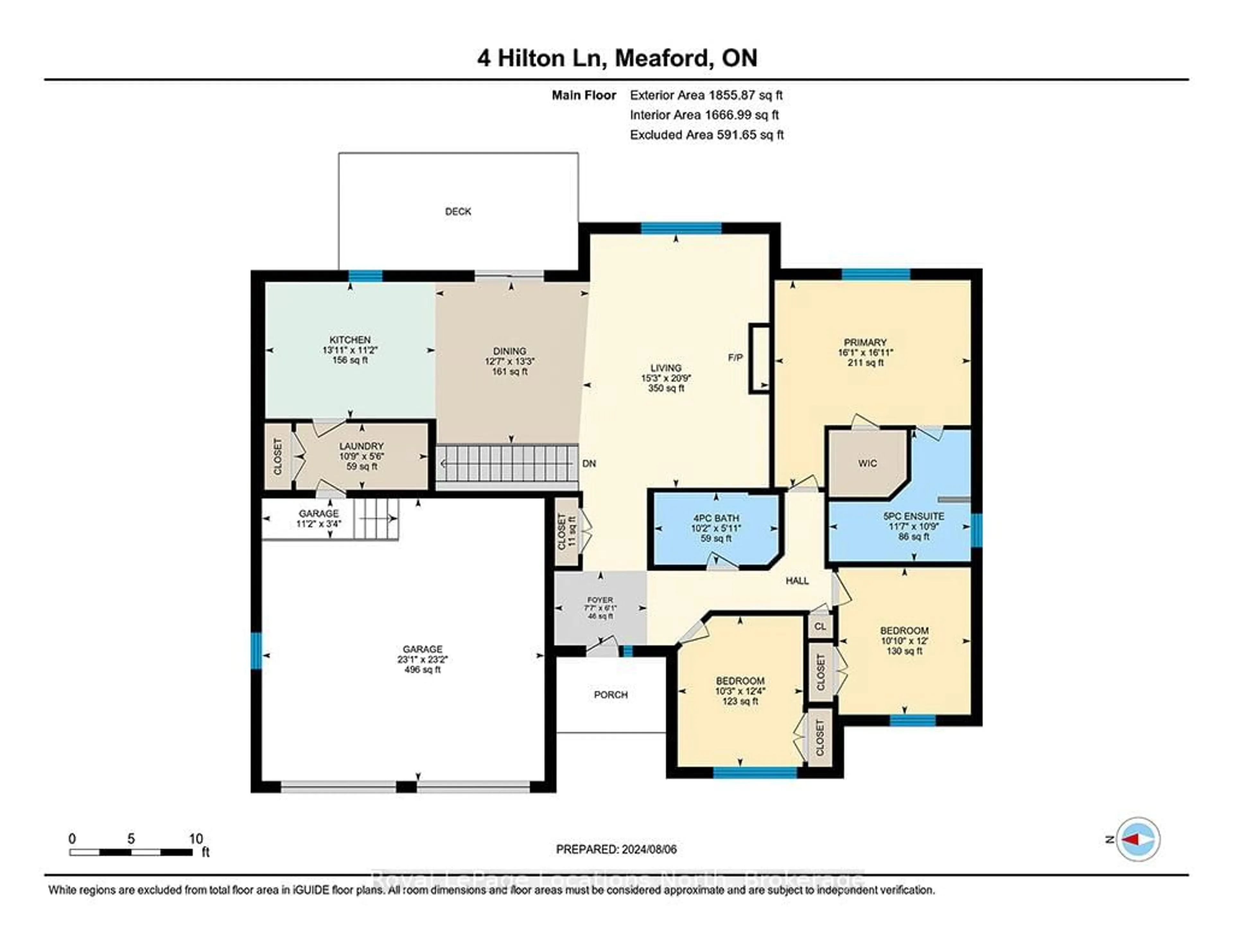 Floor plan for 4 Hilton Lane #32, Meaford Ontario N4L 1L8
