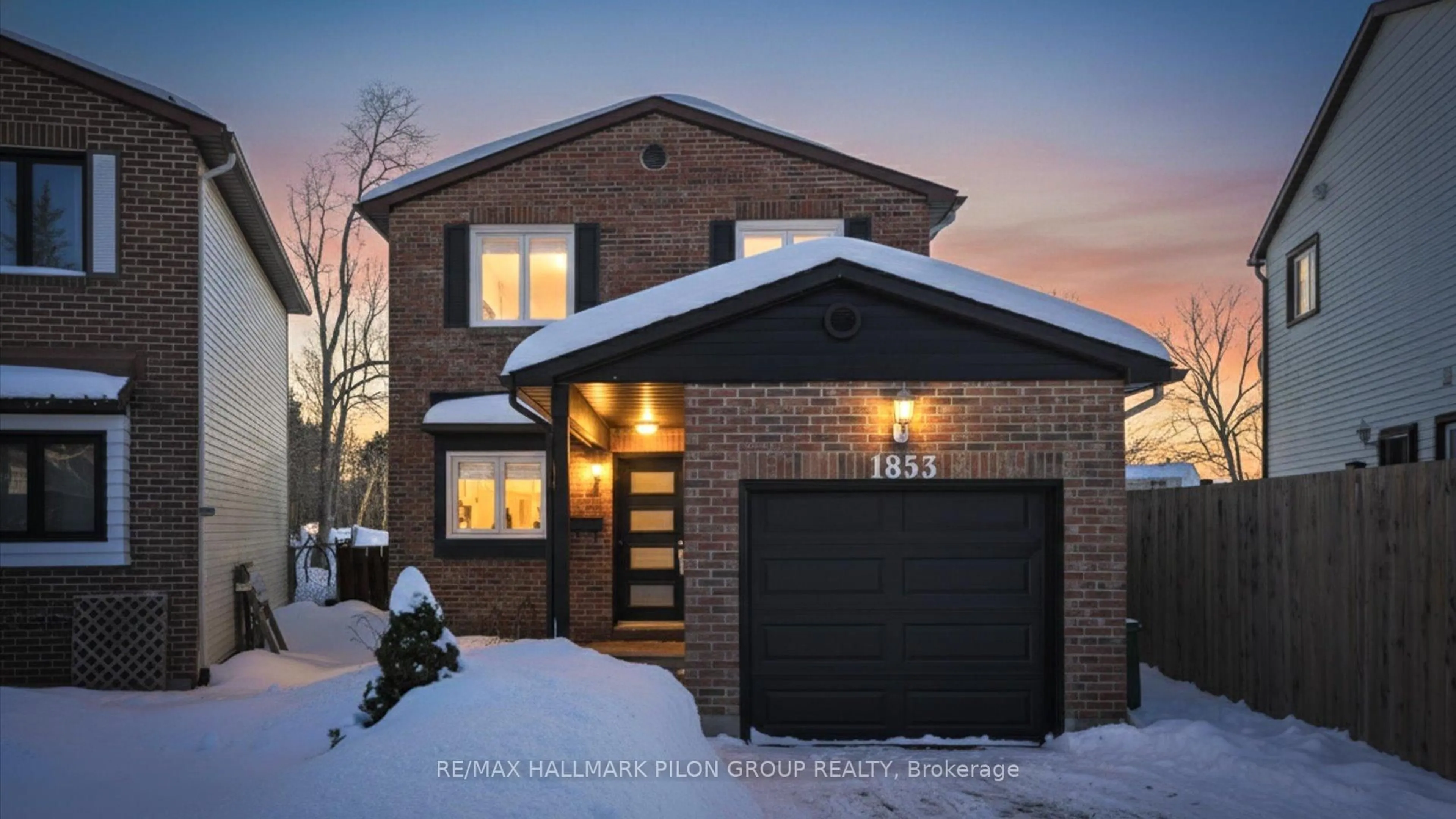 Home with brick exterior material, street for 1853 Brousseau Cres, Ottawa Ontario K1C 2Y5