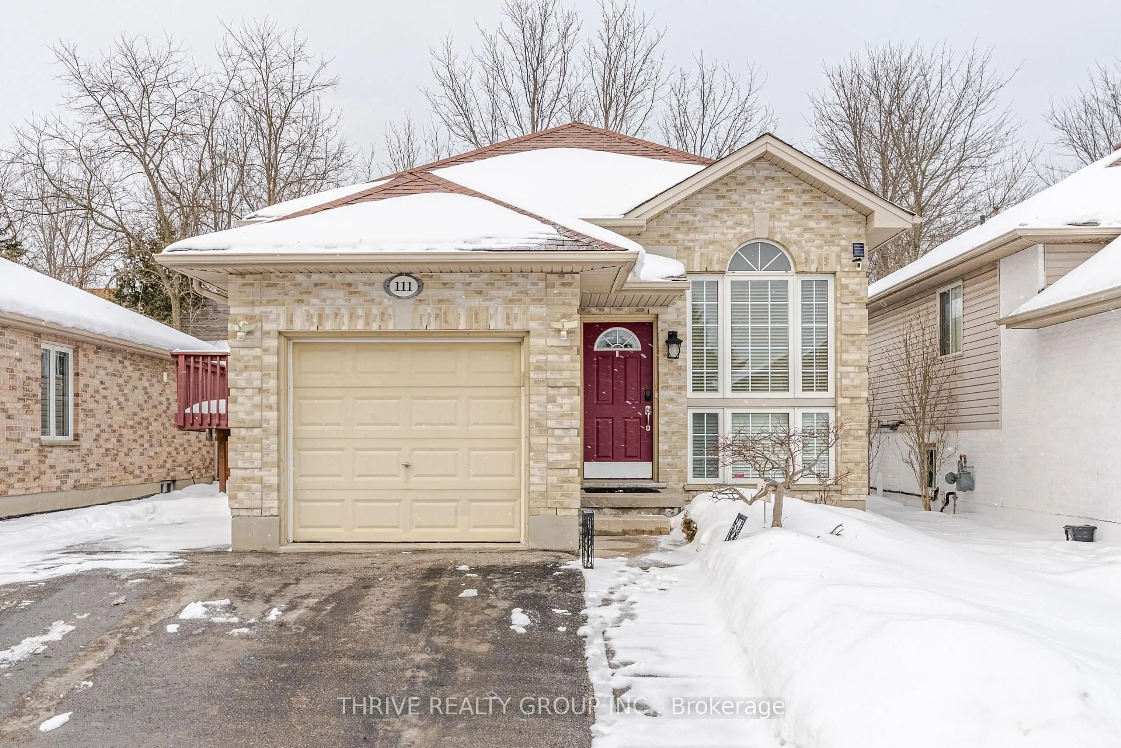 Home with brick exterior material, street for 111 Meadowridge Rd, London North Ontario N6B 5E6