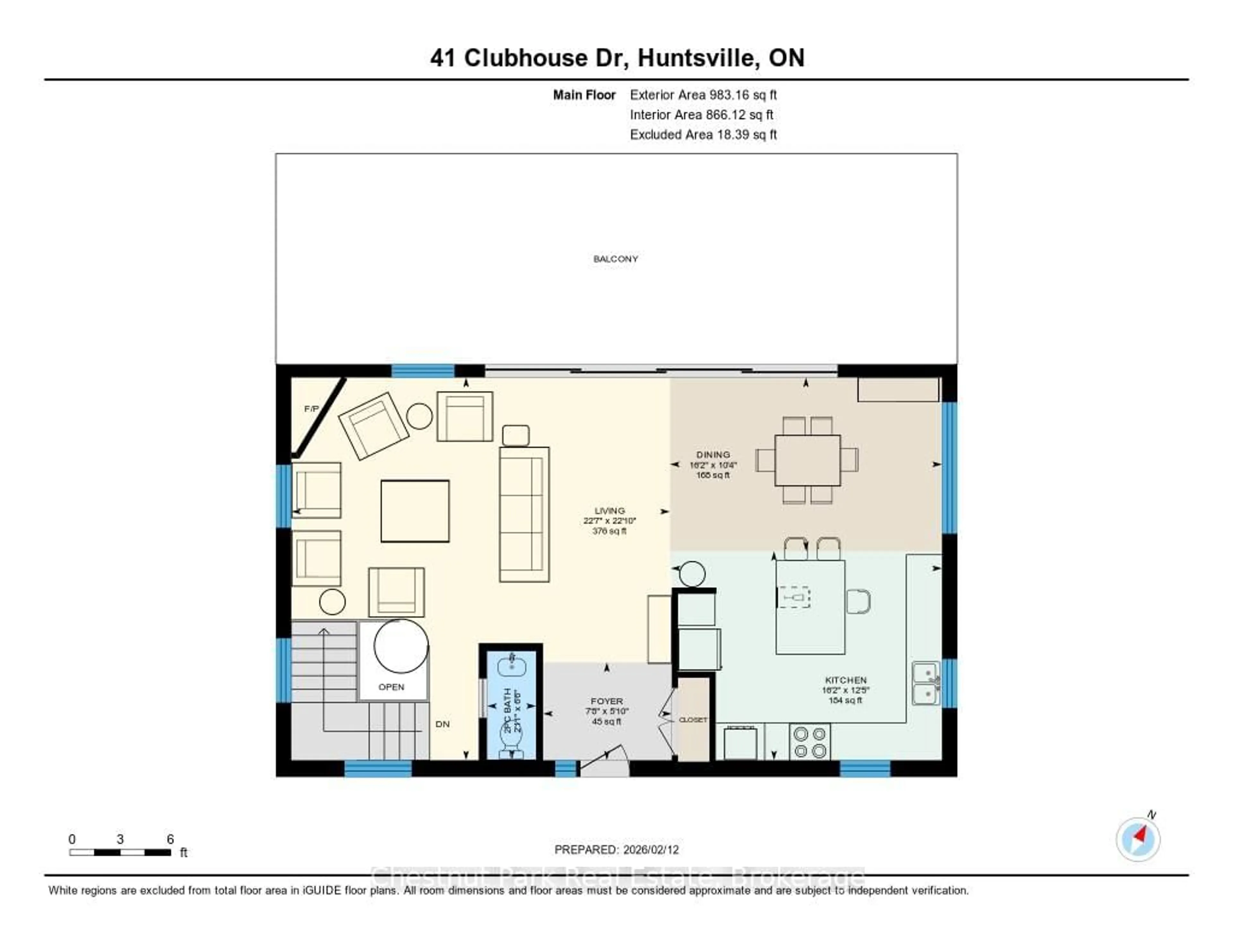 Floor plan for 41 Clubhouse Dr, Huntsville Ontario P1H 1B1