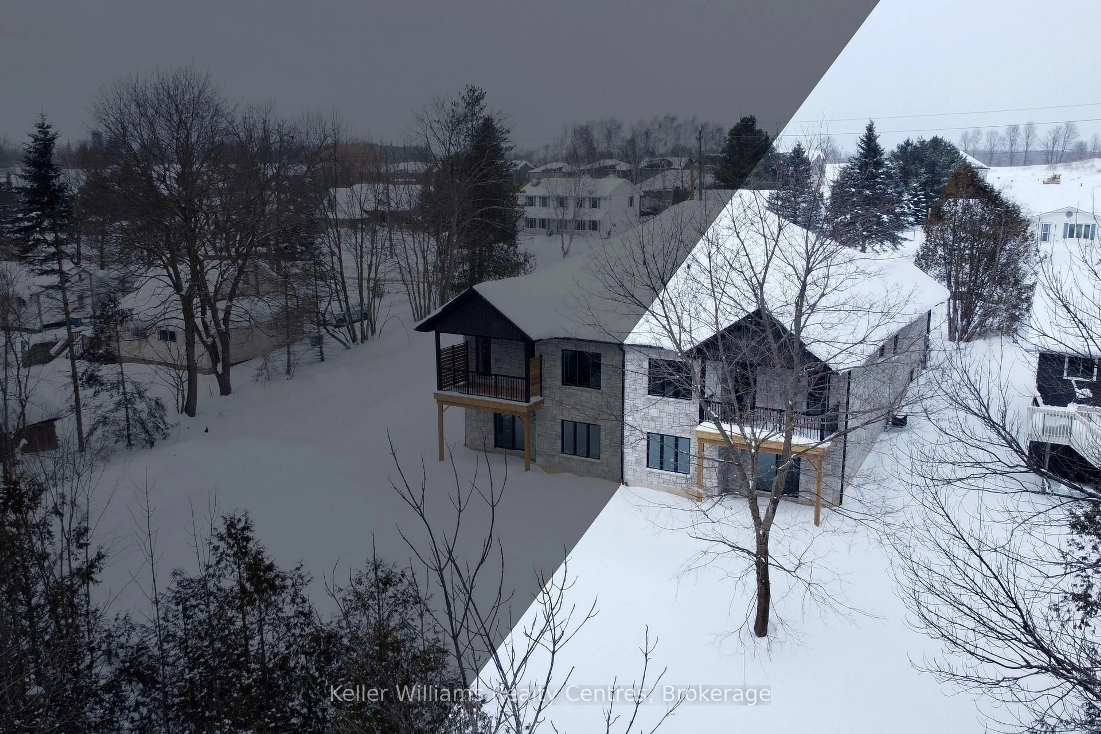 A pic from outside/outdoor area/front of a property/back of a property/a pic from drone, mountain view for 463 Durham Rd, West Grey Ontario N0G 1R0