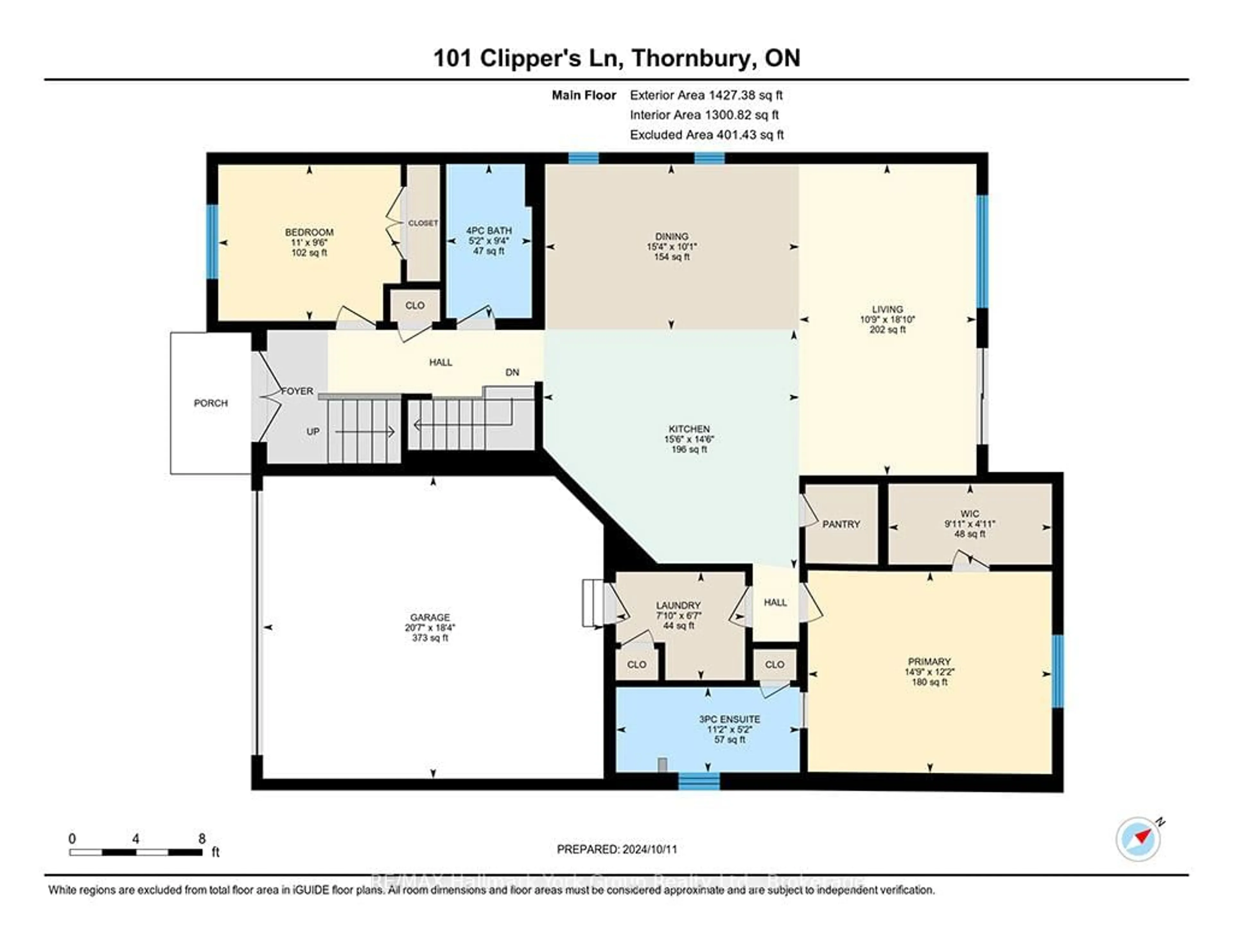 Floor plan for 101 Clippers Lane, Blue Mountains Ontario N0H 2P0