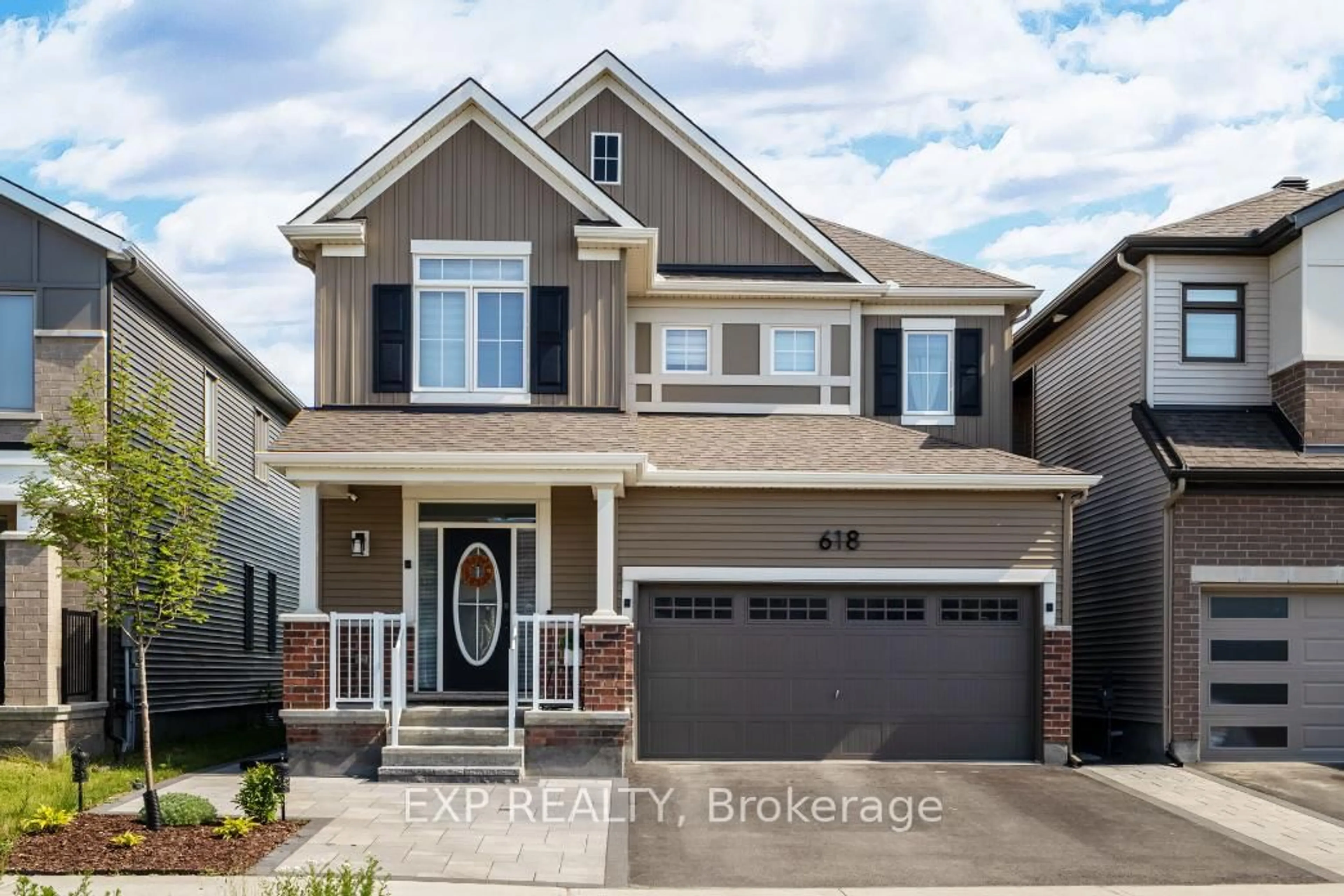 Home with brick exterior material, street for 618 Perseus Ave, Ottawa Ontario K2J 6S7