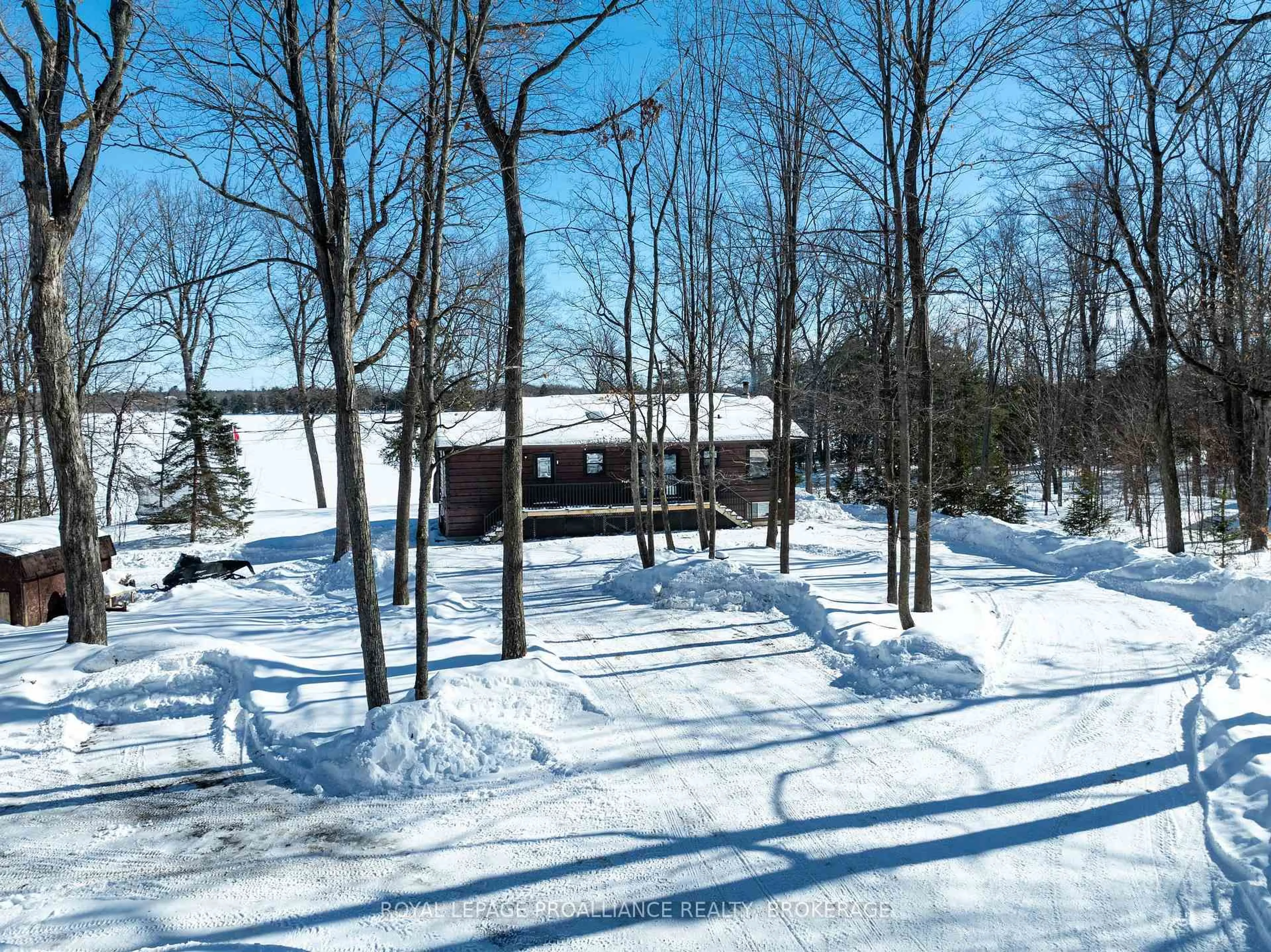 A pic from outside/outdoor area/front of a property/back of a property/a pic from drone, unknown for 133 Sugarhouse Lane, Rideau Lakes Ontario K0G 1X0
