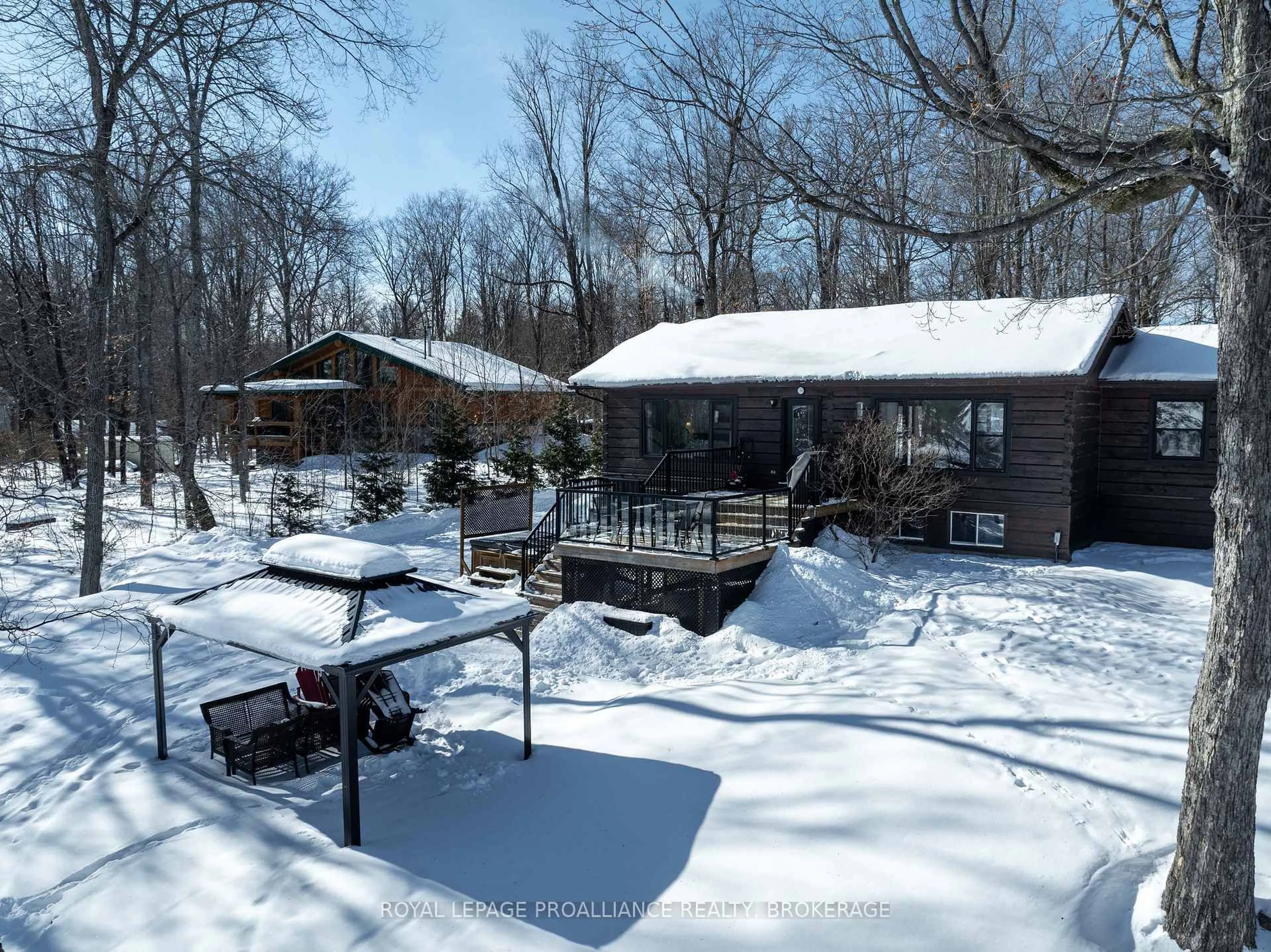 A pic from outside/outdoor area/front of a property/back of a property/a pic from drone, unknown for 133 Sugarhouse Lane, Rideau Lakes Ontario K0G 1X0